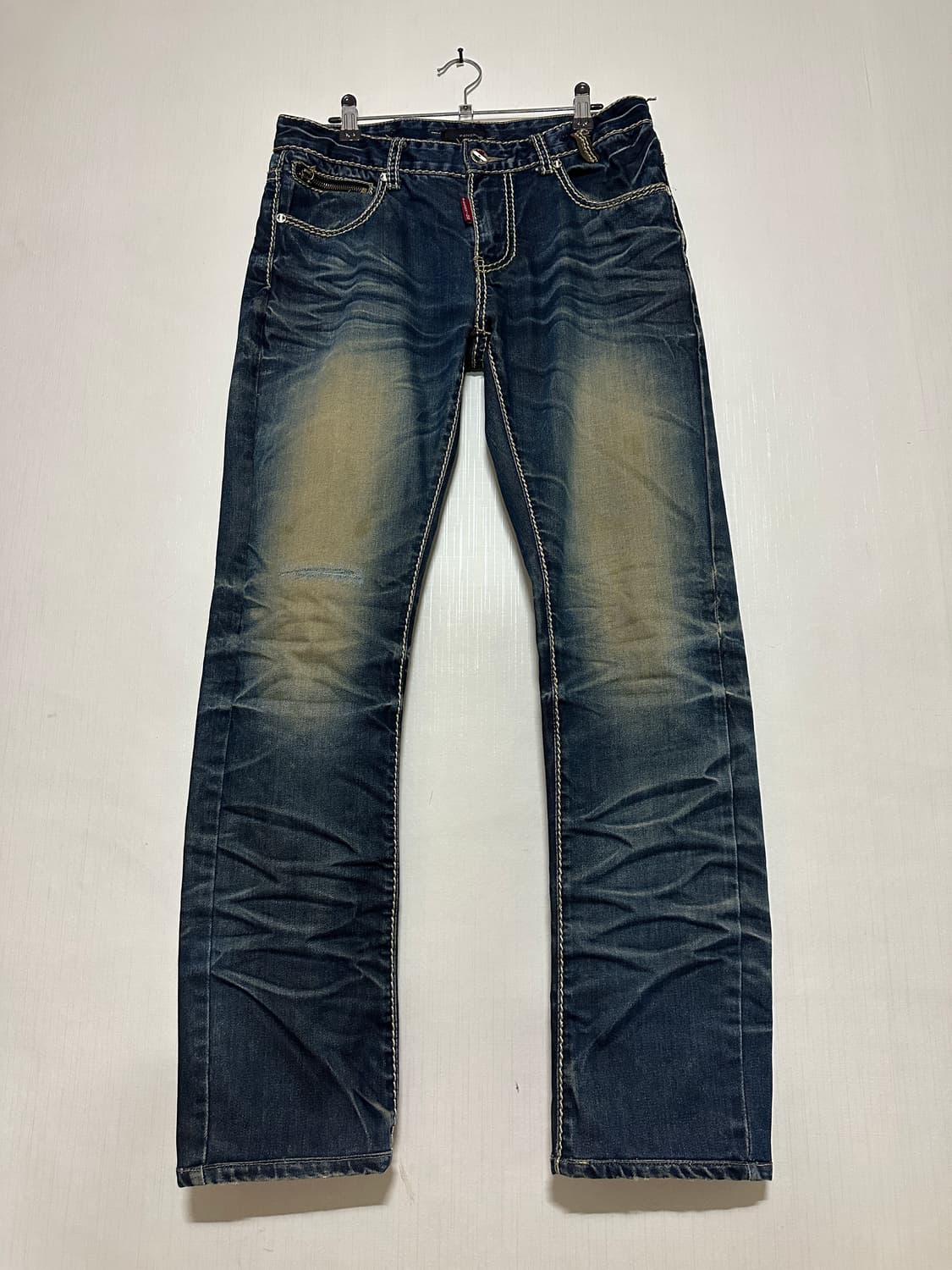 Japanese curve washed denim 상품이미지2