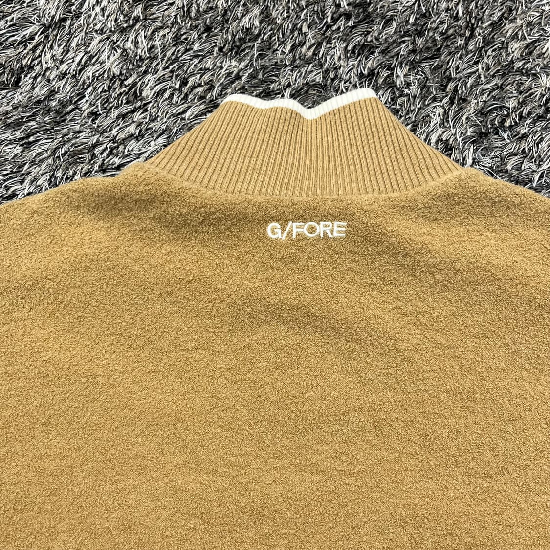 지포어 울 하프넥 방풍 니트 티셔츠 (XL) 상품이미지4