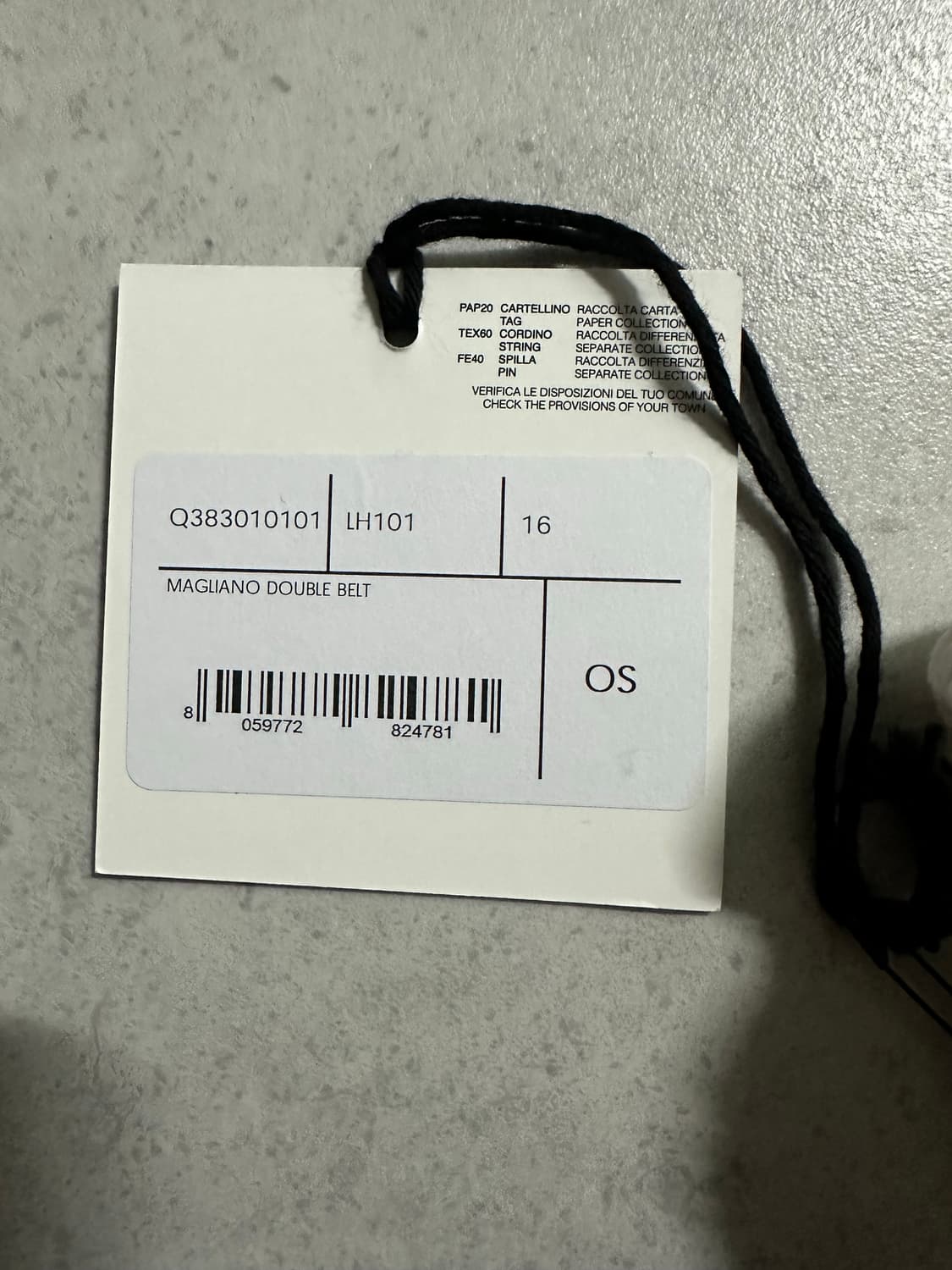 마리아노 더블 버클 벨트 상품이미지3