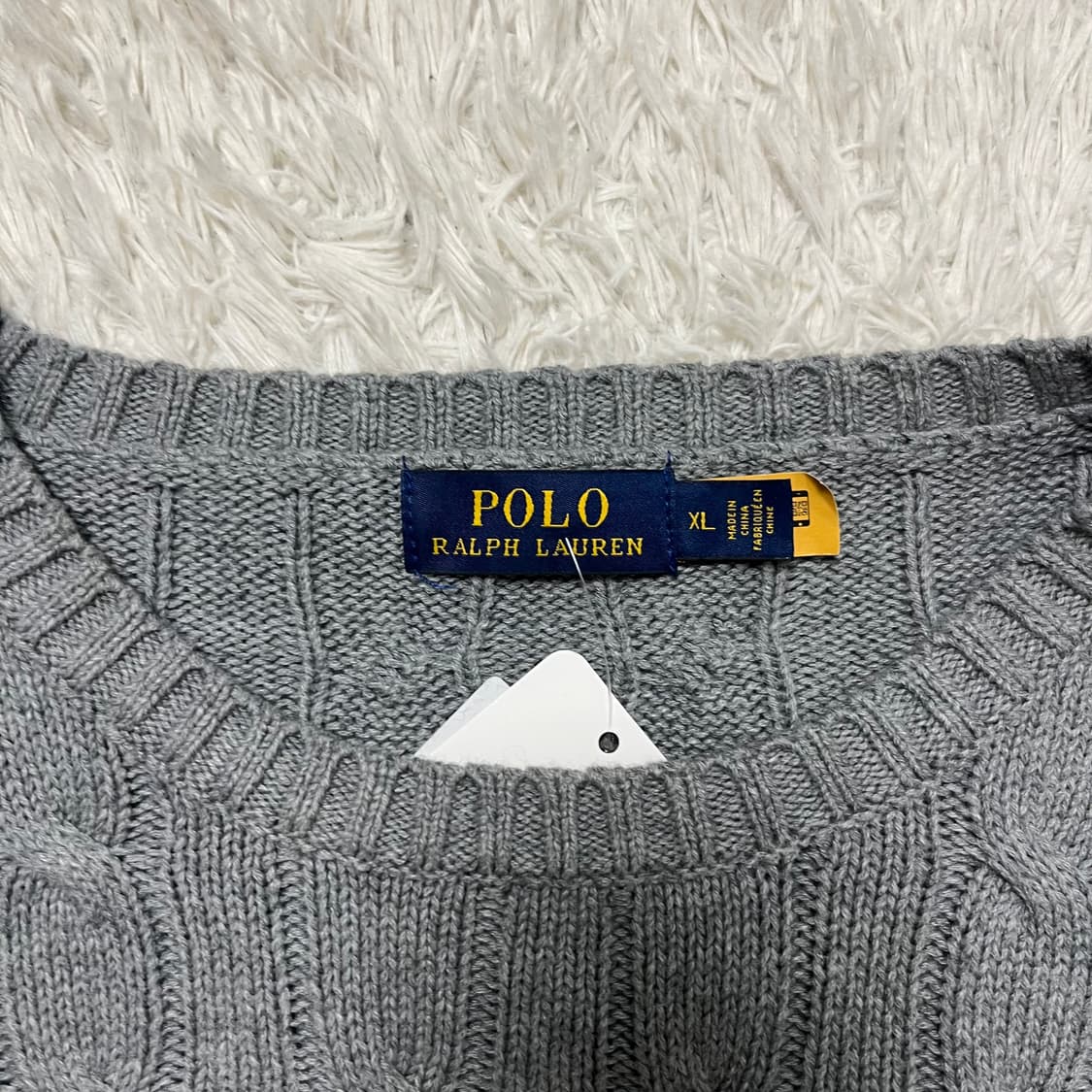Polo Ralph Lauren grey cable knit 상품이미지6