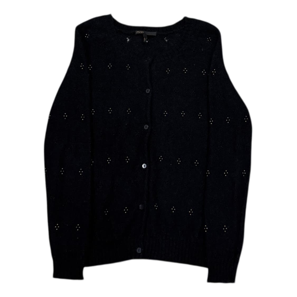 maje 마쥬 블랙 모 모헤어 가디건 블랙 2 상품이미지1