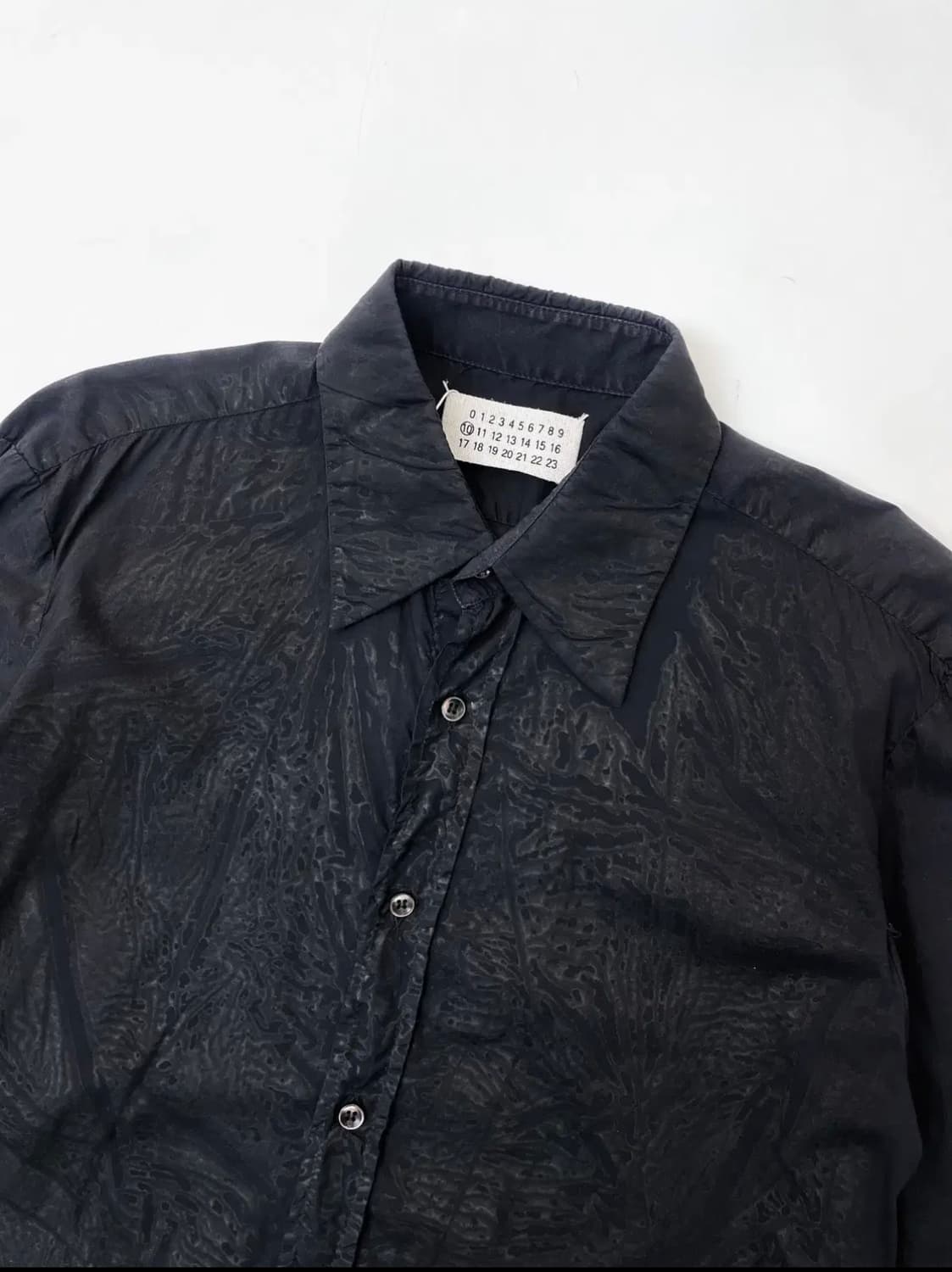 마틴 마르지엘라 왁스 오일 페이드 빈티지 셔츠 상품이미지3