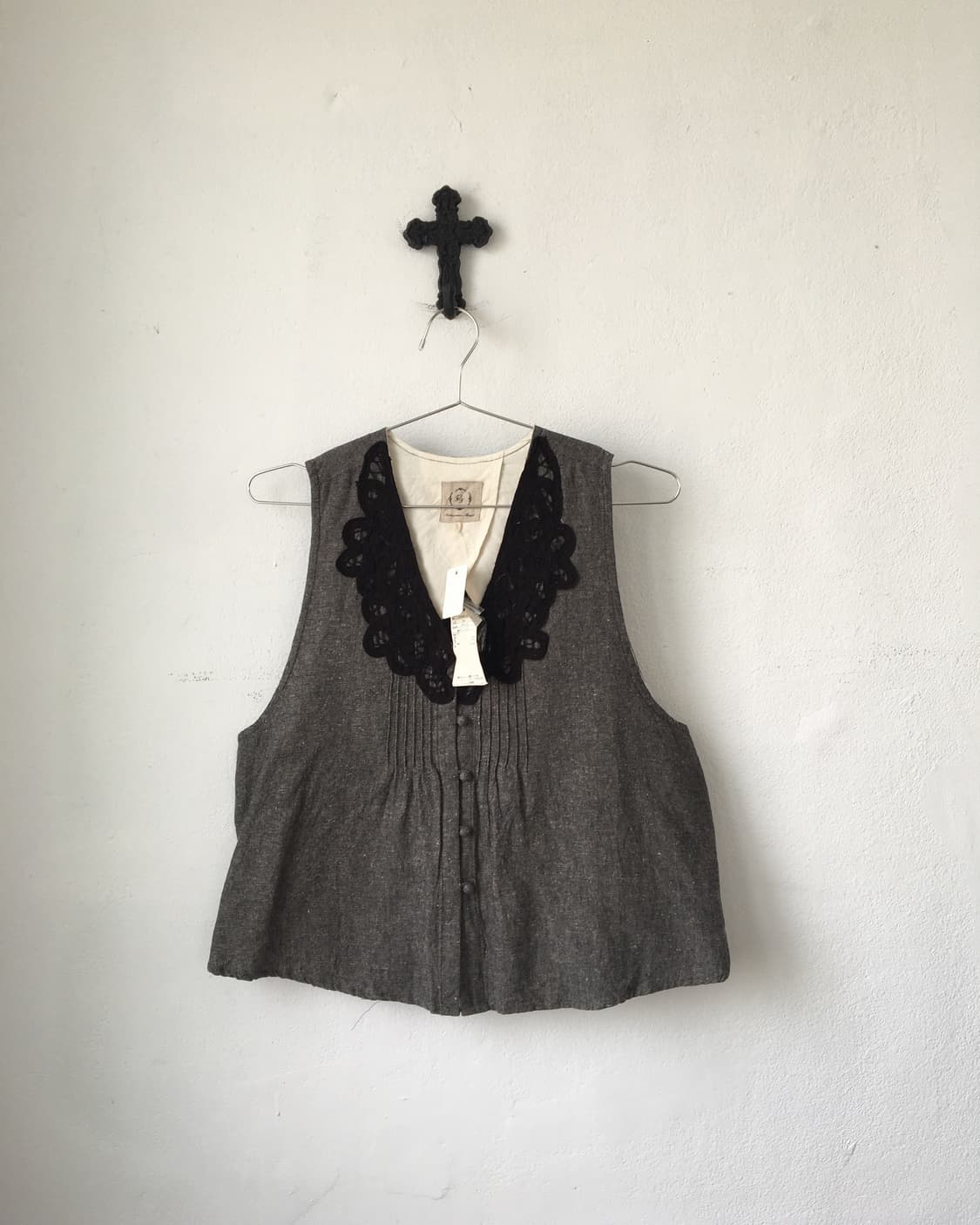 Crochet trimming vest 상품이미지2