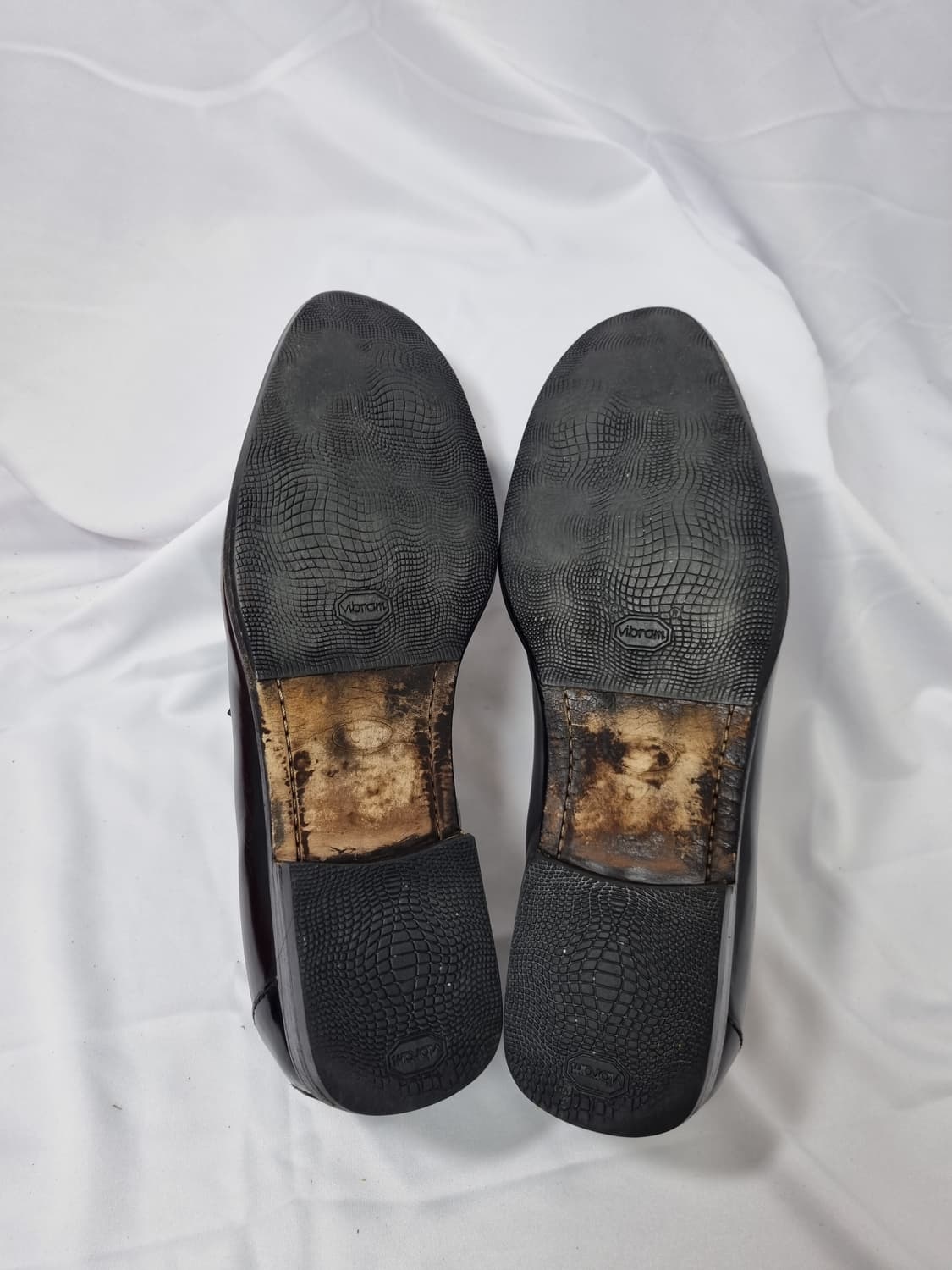 9.5 285 토즈 Tods  비브람 블랙 가죽 페니 로퍼 구두 상품이미지6