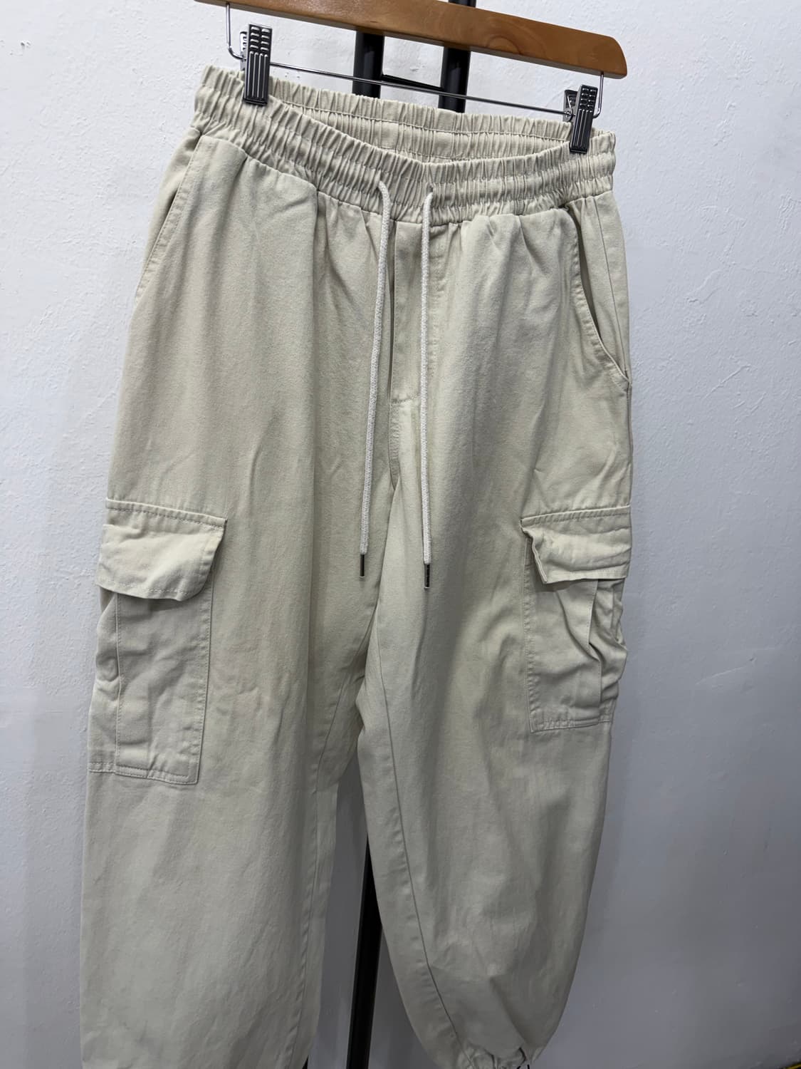 정품) 베이스모먼트 와이드 카고팬츠 L 상품이미지2