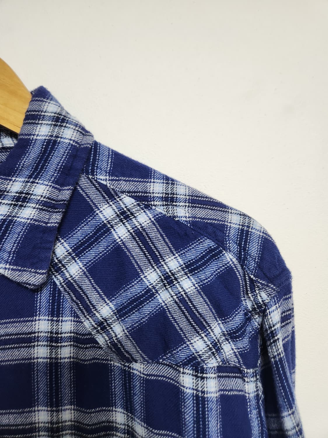 랭글러Wrangler 웨스턴 플란넬 셔츠 L - S144 상품이미지3