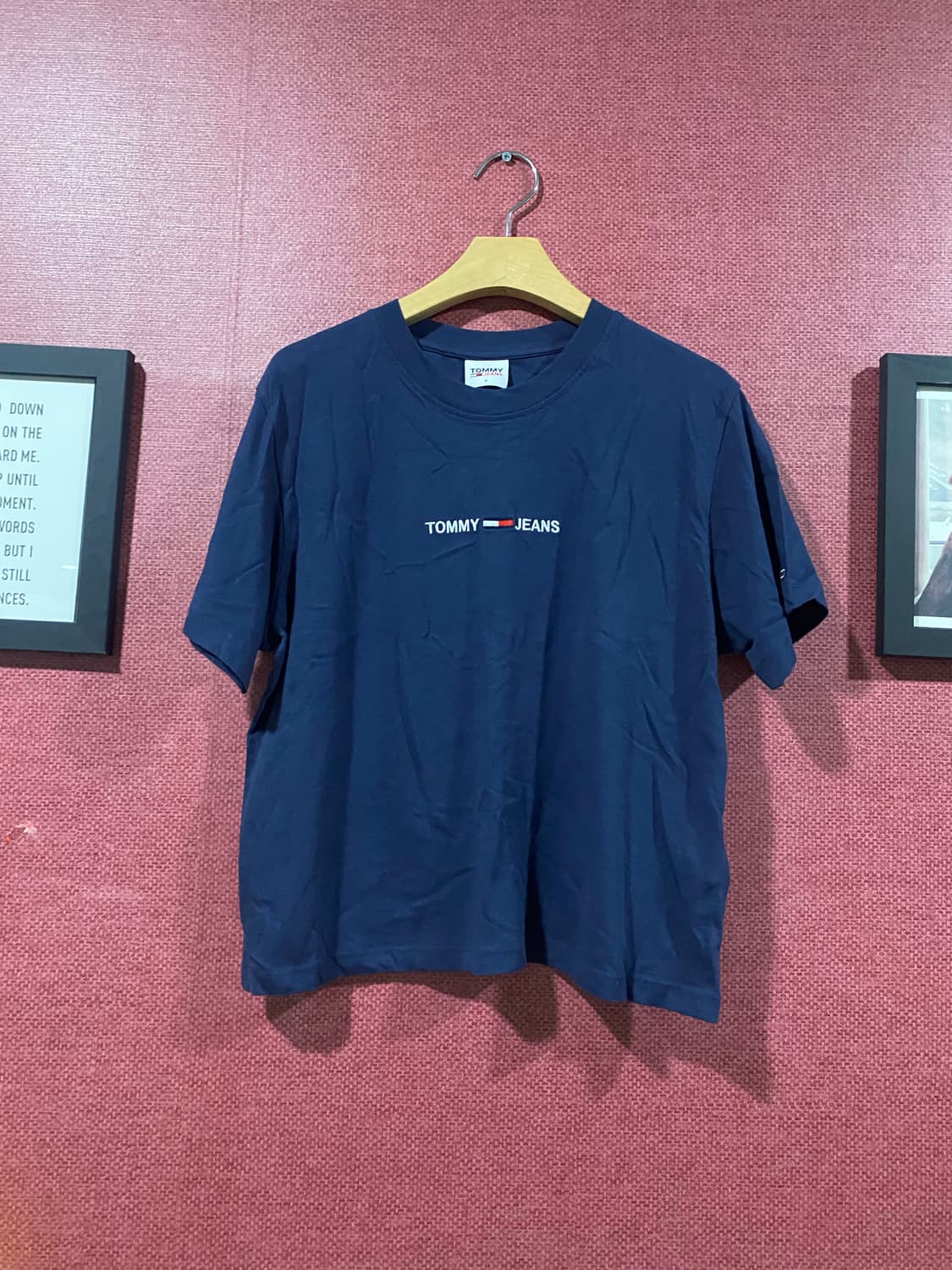 타미진스 네이비 반팔티 S새상품 상품이미지1