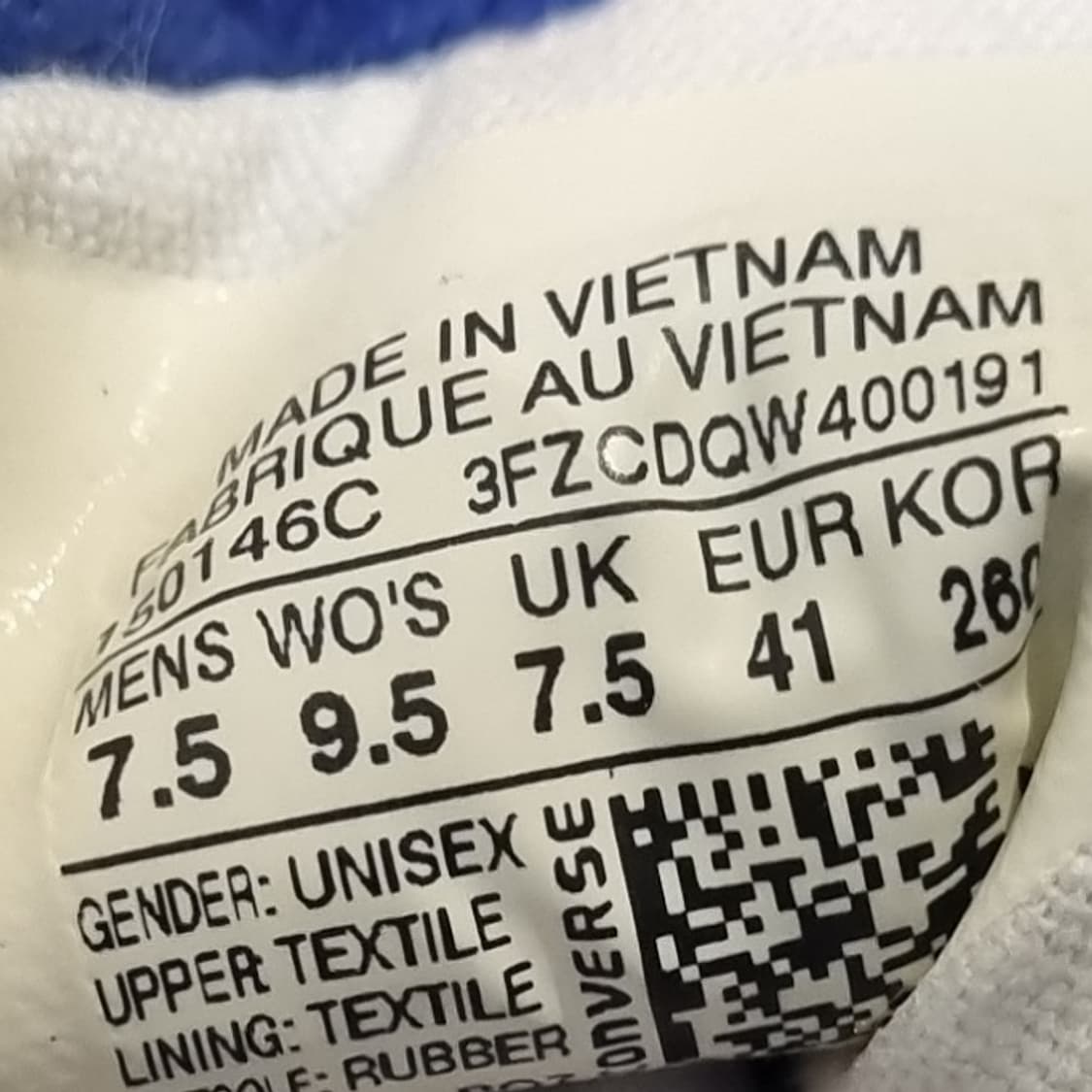 컨버스 척테일러 블루 남성하이탑260 상품이미지6