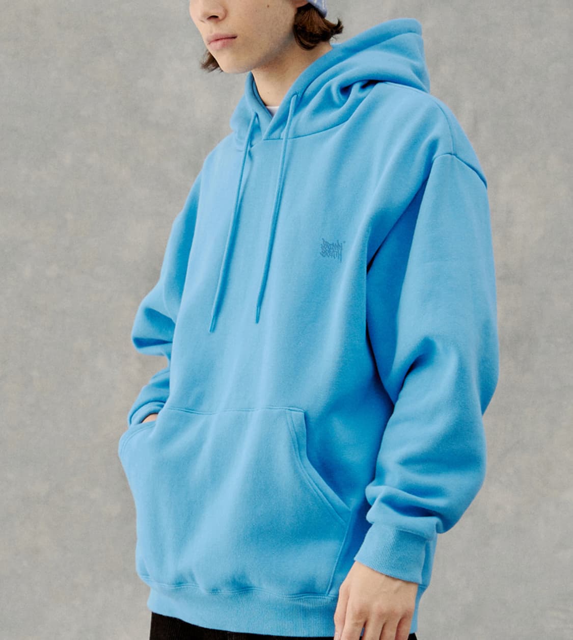 브라운브레스 후드티 스카이블루 상품이미지1