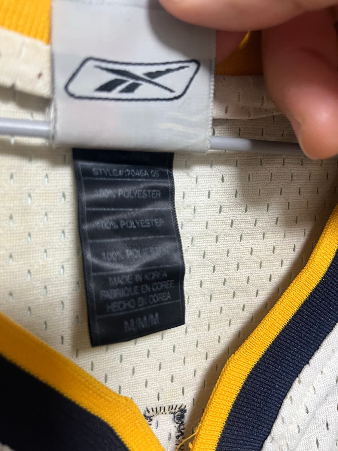 리복 인디애나 페이서스 농구 져지 M 상품이미지3