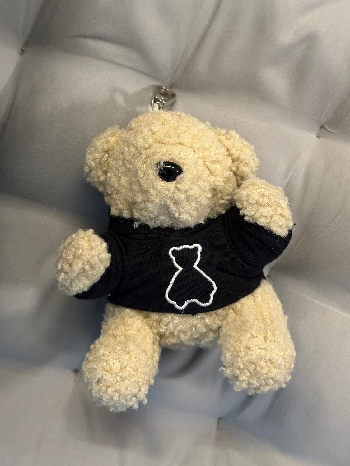 아코스튜디오 Aqo studio 후디 베어 키링 베이지 곰 인형 가방키링 상품이미지1