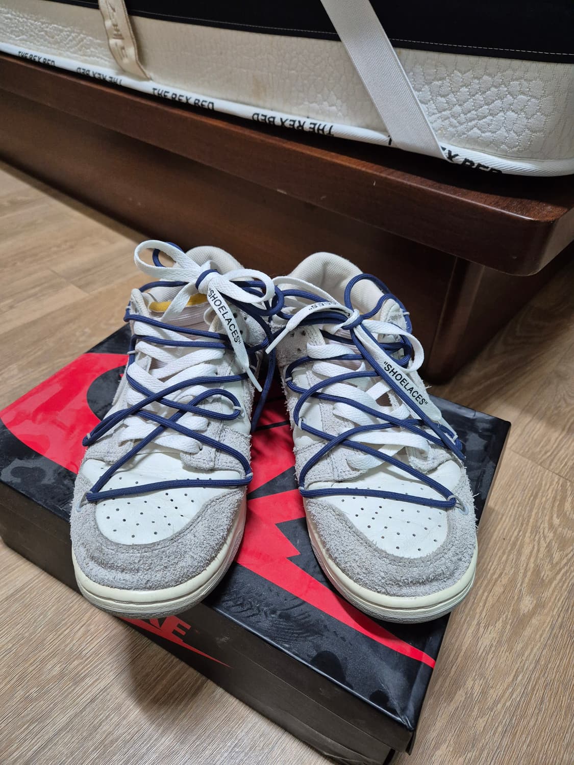 [270] 나이키 오프화이트 덩크 로우 18번 조던 265 275 상품이미지3