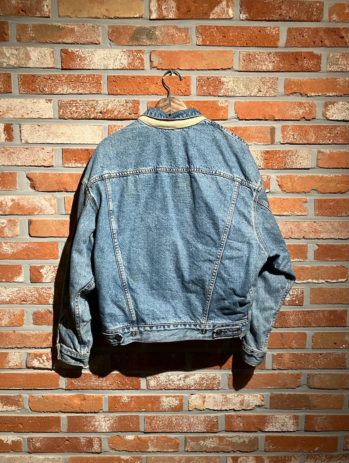 90s USA 빈티지 리바이스 허더슨베이 리버시블 데님 자켓 상품이미지7