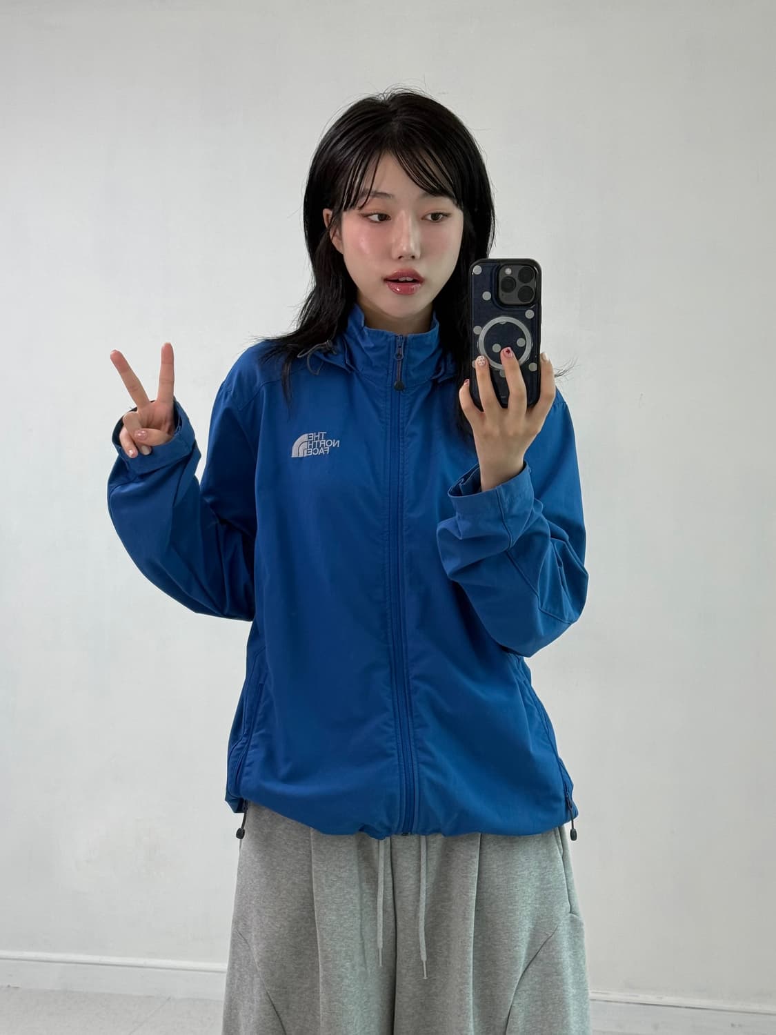 노스페이스 블루 자켓 상품이미지1