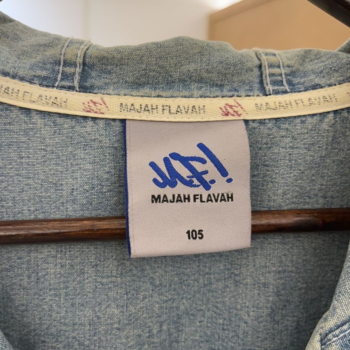 마자플라바 올드스쿨 워크 반팔 데님 집업 105 C06285 상품이미지3