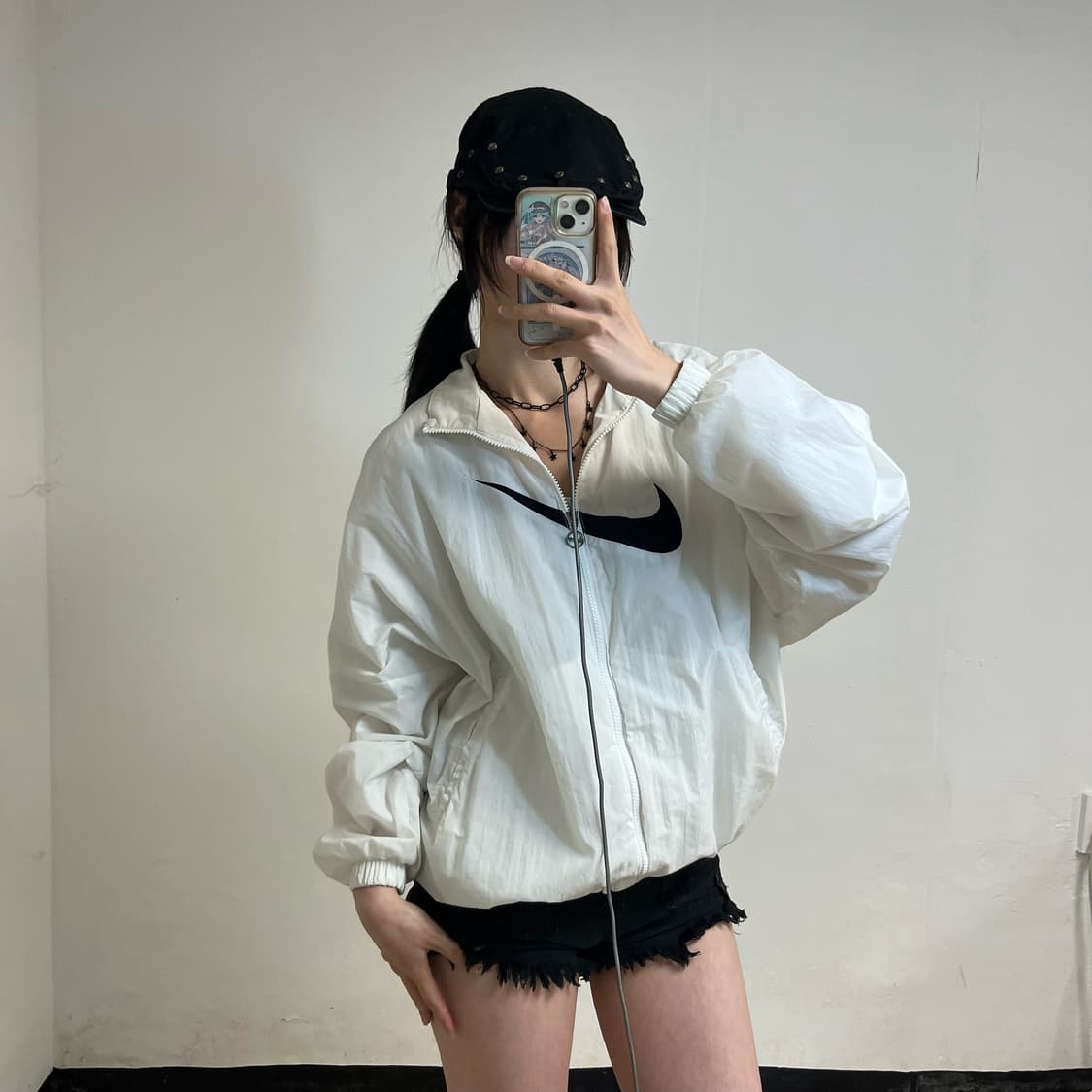 Nike Big Swoosh Center Logo Windbreaker 상품이미지2