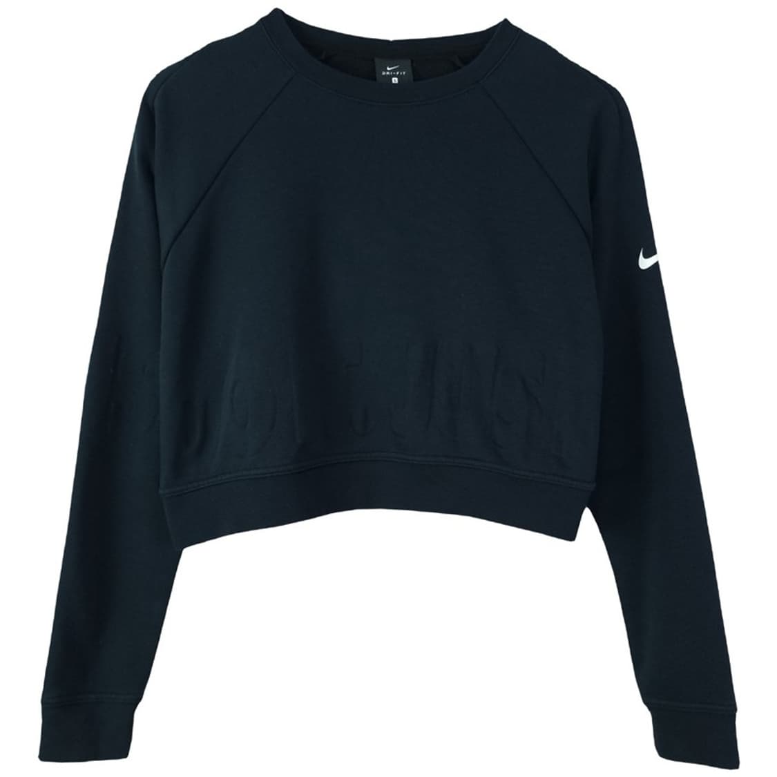 [나이키] 오버핏 크롭 맨투맨 블랙 M18821 상품이미지2