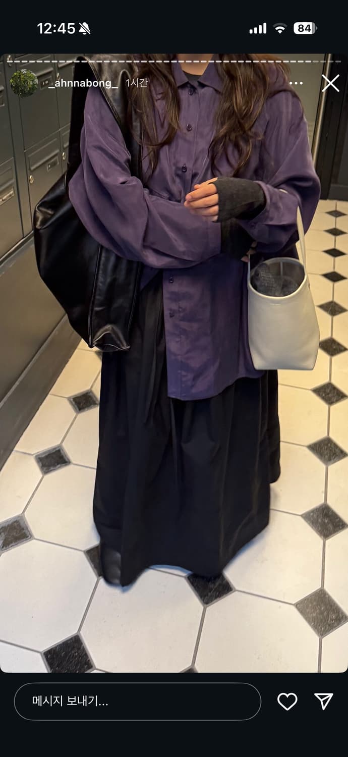 에토스 큐프라 블라우스 퍼플 상품이미지4