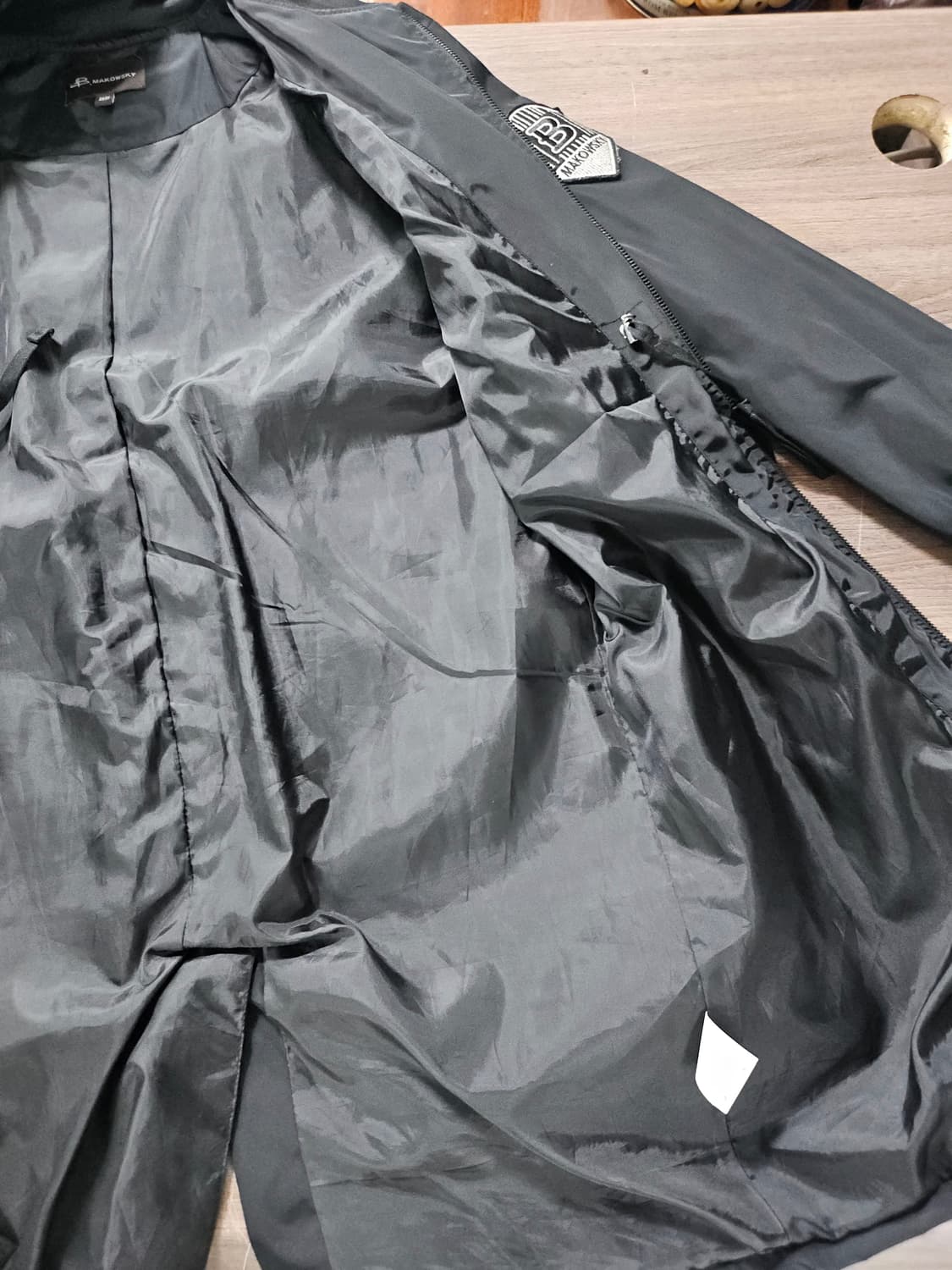 B.마코위스키 루즈핏 바람막이 롱 자켓 85 상품이미지4