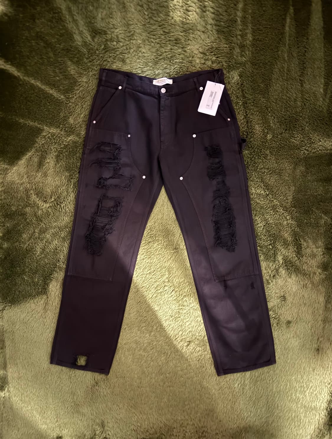 [XL] 1017 ALYX 9SM 알릭스 디스트로이드 더블니 카펜터 팬츠 상품이미지1