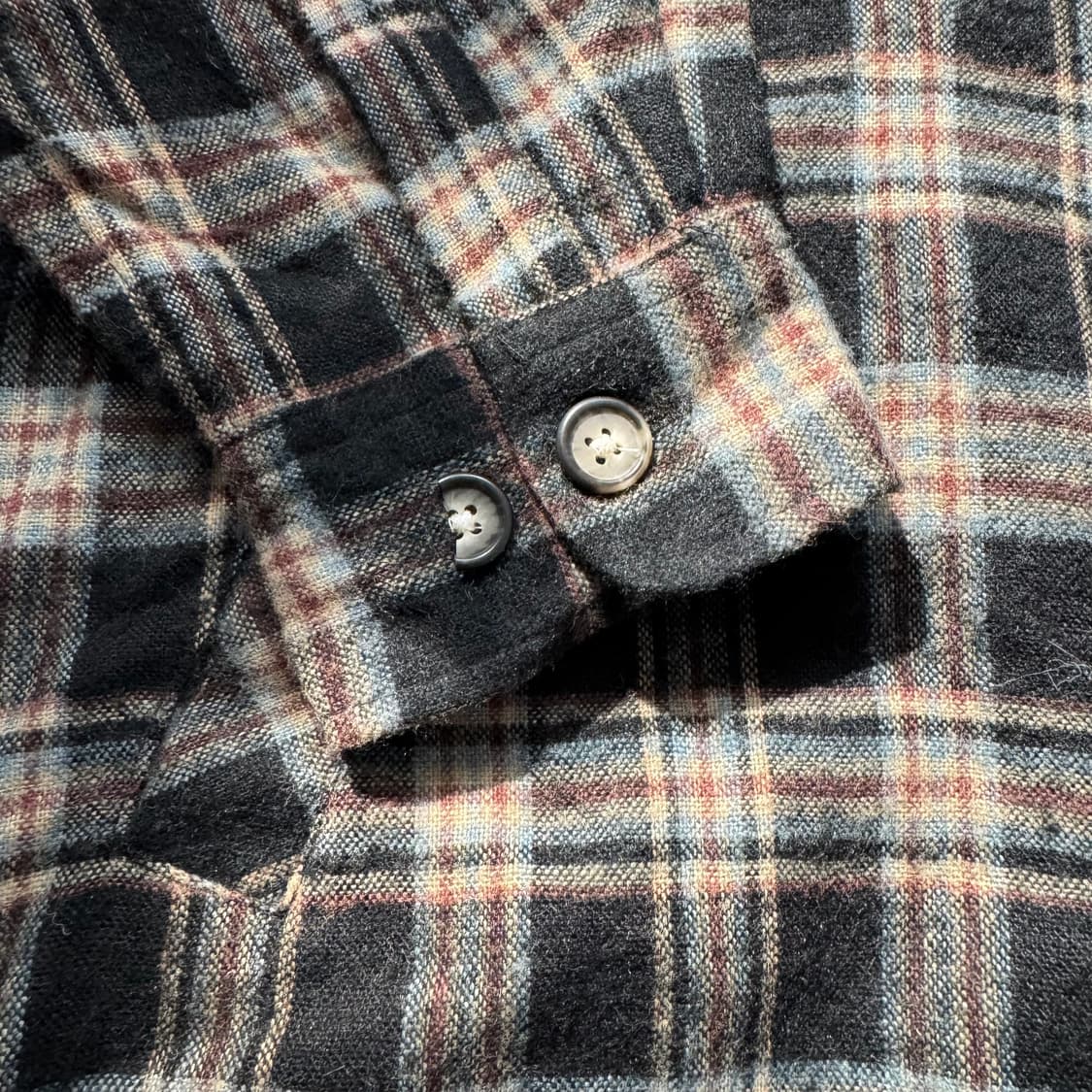 CONVERSE 일본빈티지 노드 체크 집업 체크 블루종 컨버스 겨울 자켓 상품이미지7