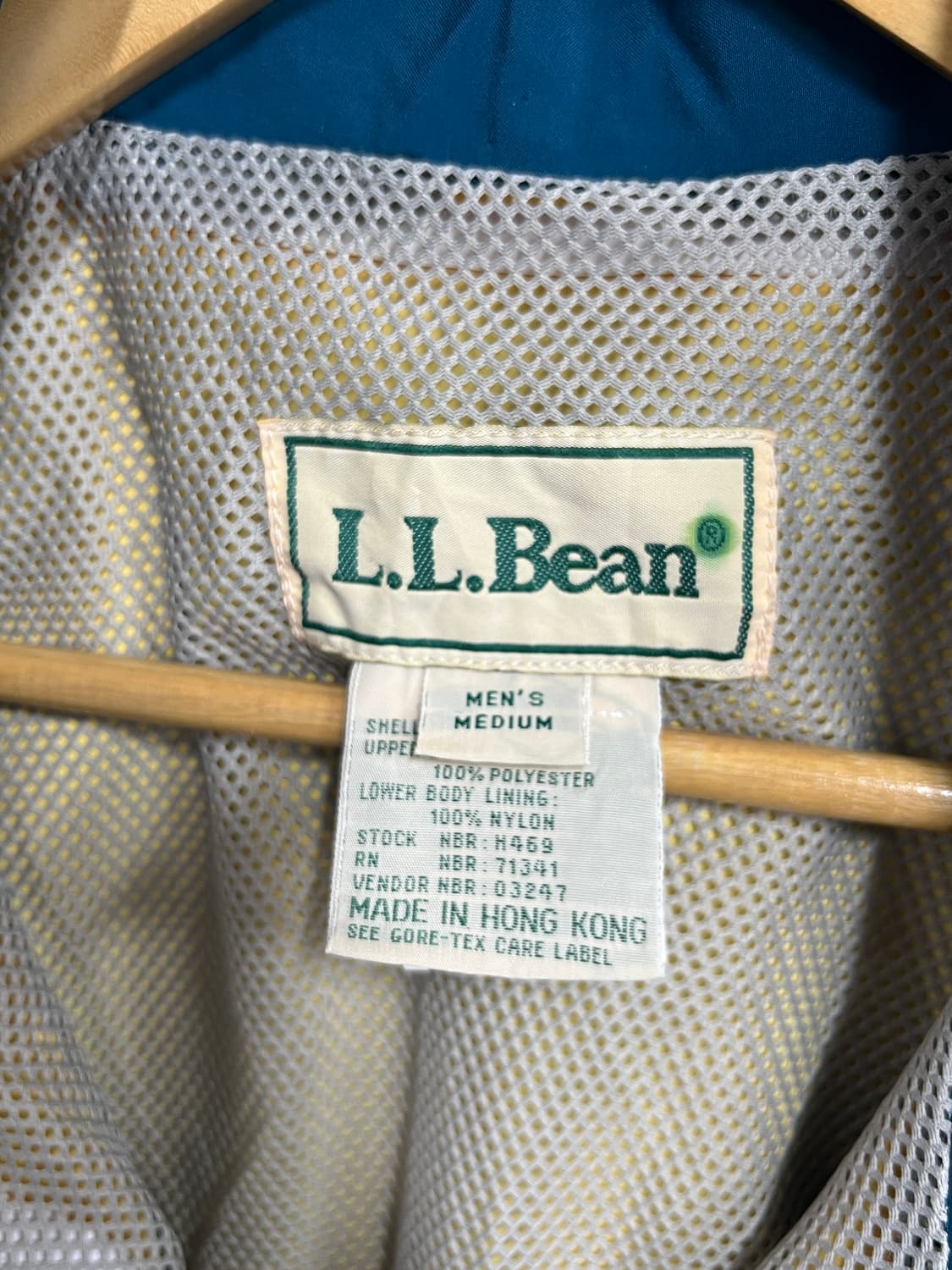 90s LL Bean 엘엘빈 고어텍스 카키 바람막이 상품이미지6