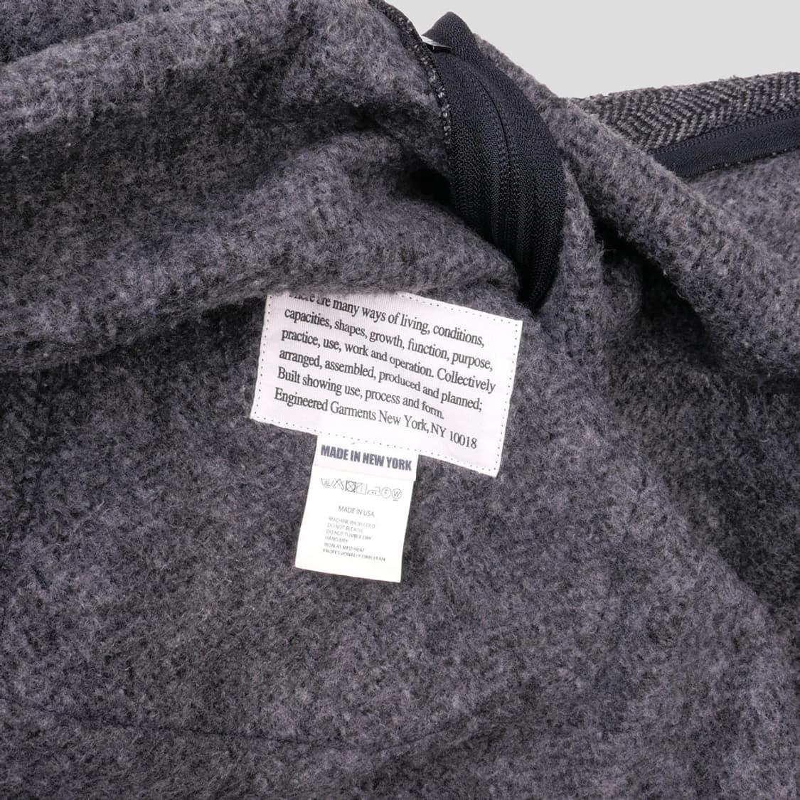 엔지니어드 가먼츠 오버 파카 그레이 헤링본 상품이미지7