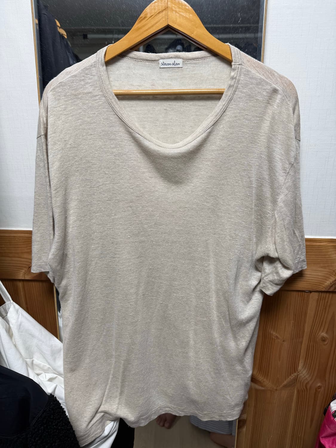 Steven alan 스티븐알란 린넨 티셔츠 L 상품이미지1