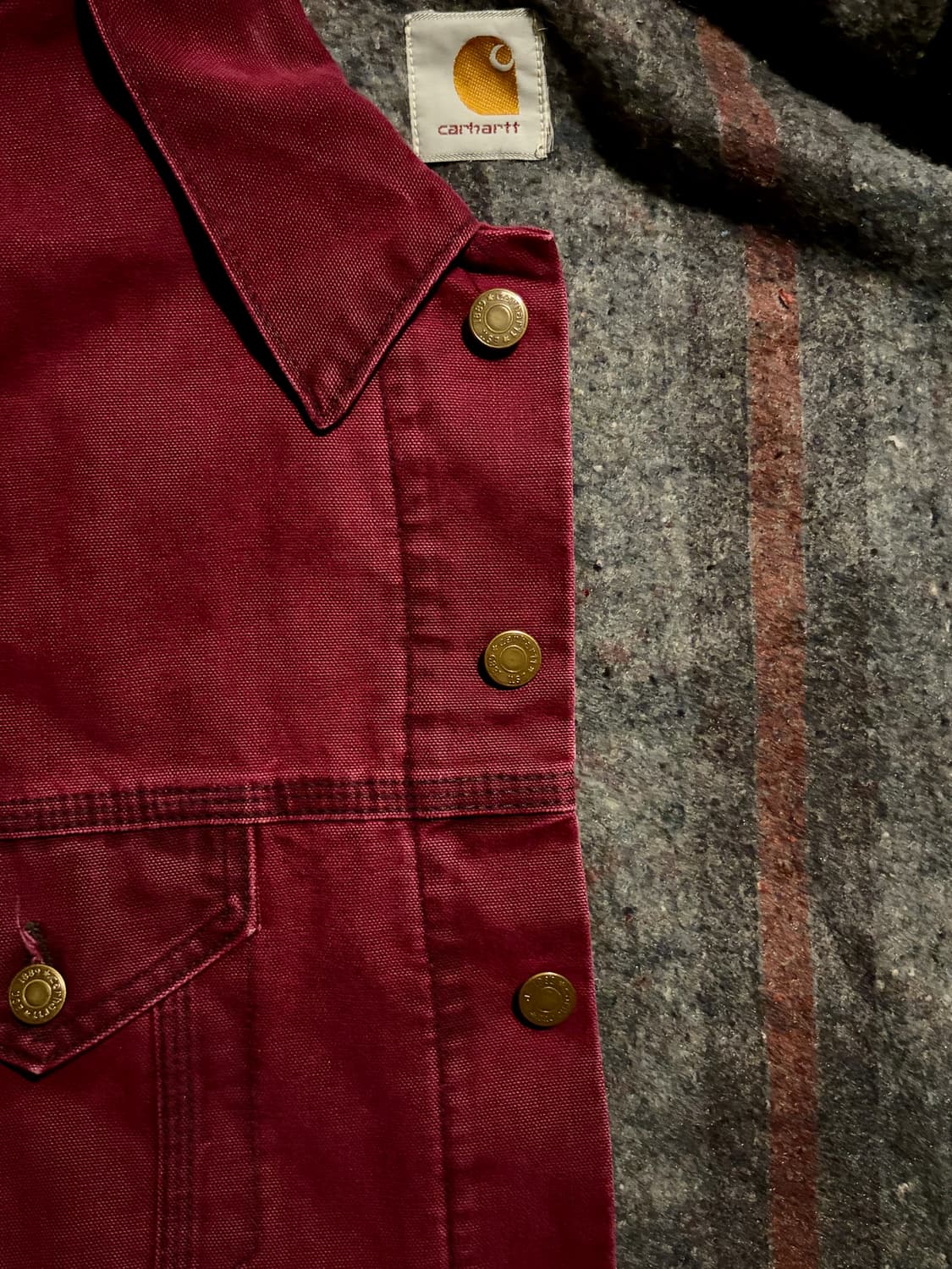 80‘s 칼하트 트러커 루비 JB181 RBY XL USA 🇺🇸 상품이미지6