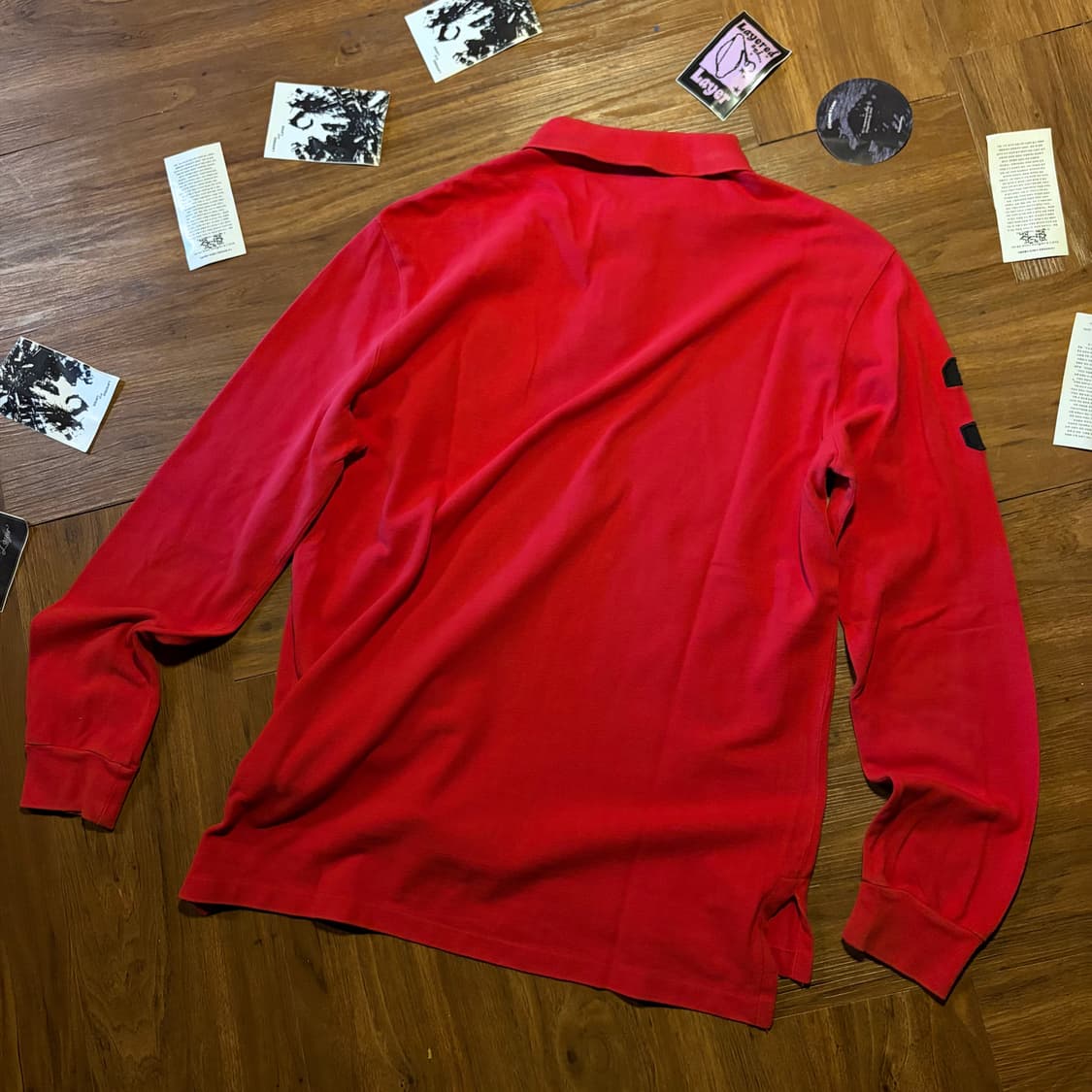 POLO RALPH LAUREN 빅 포니 카라티셔츠 레드 상품이미지2