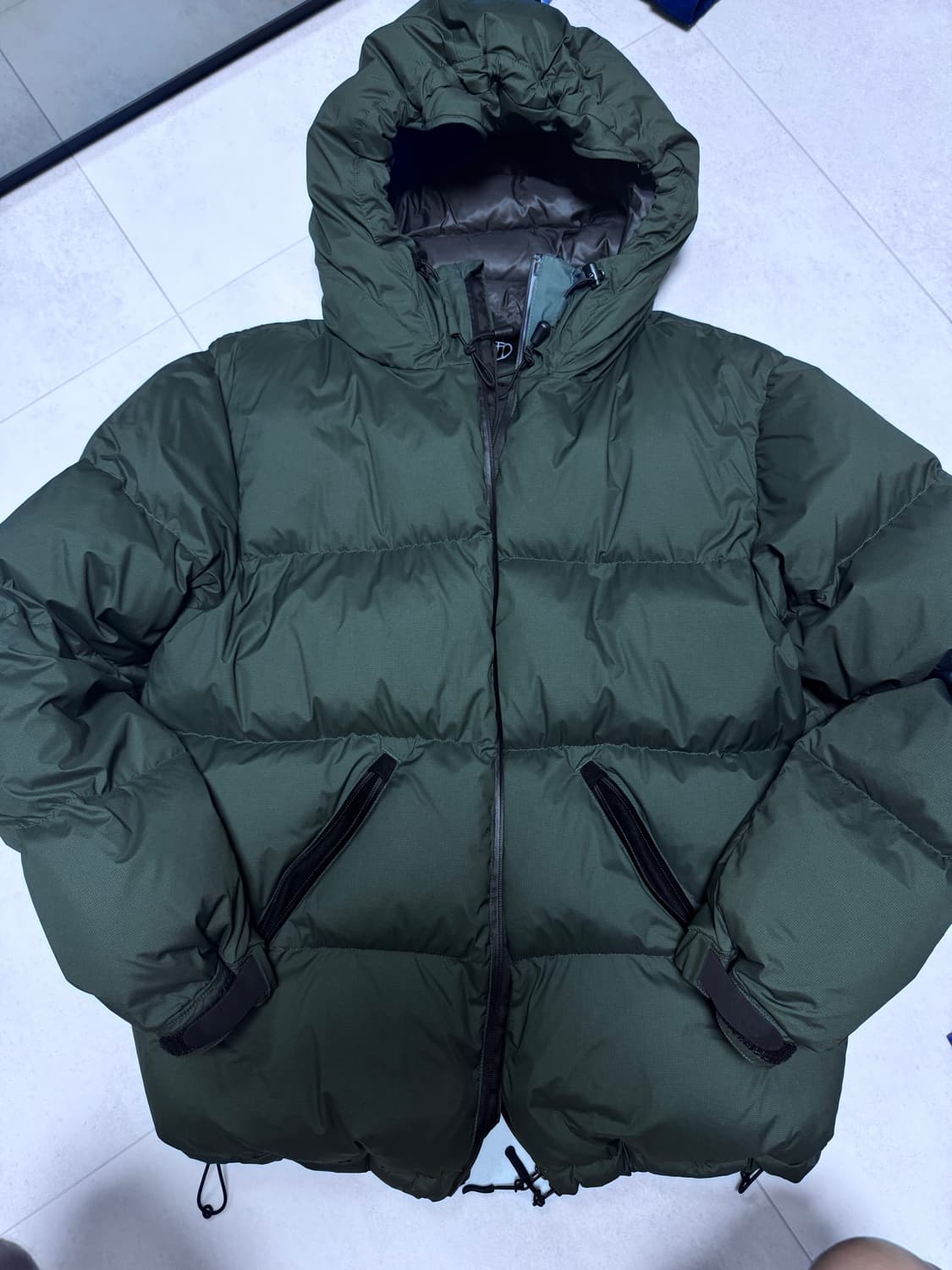 (중고/3) 아웃스탠딩 스톰다운파카 그린 3사이즈 상품이미지4