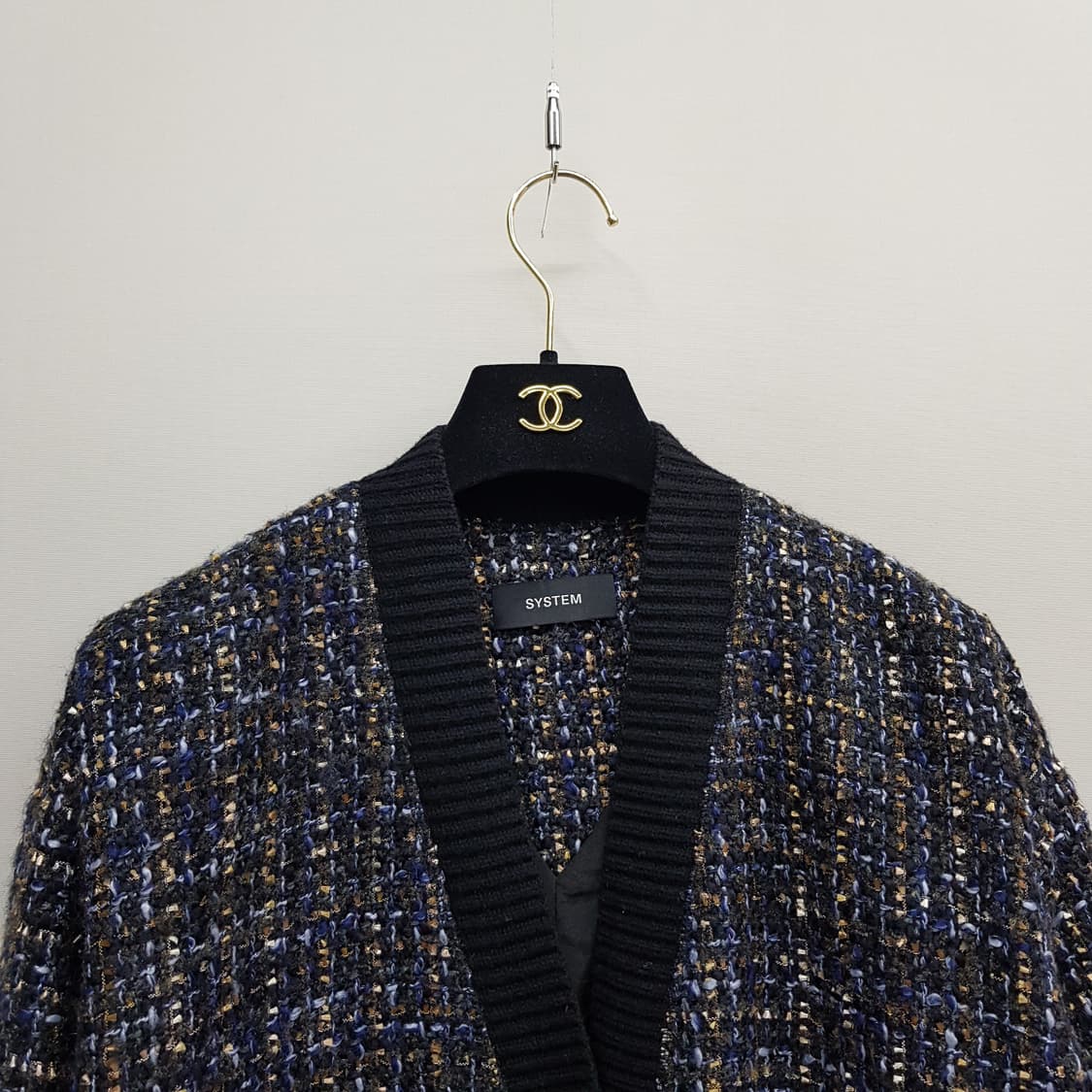 한섬 시스템 2023 트위드 자켓 88-98-165사이즈 상품이미지2