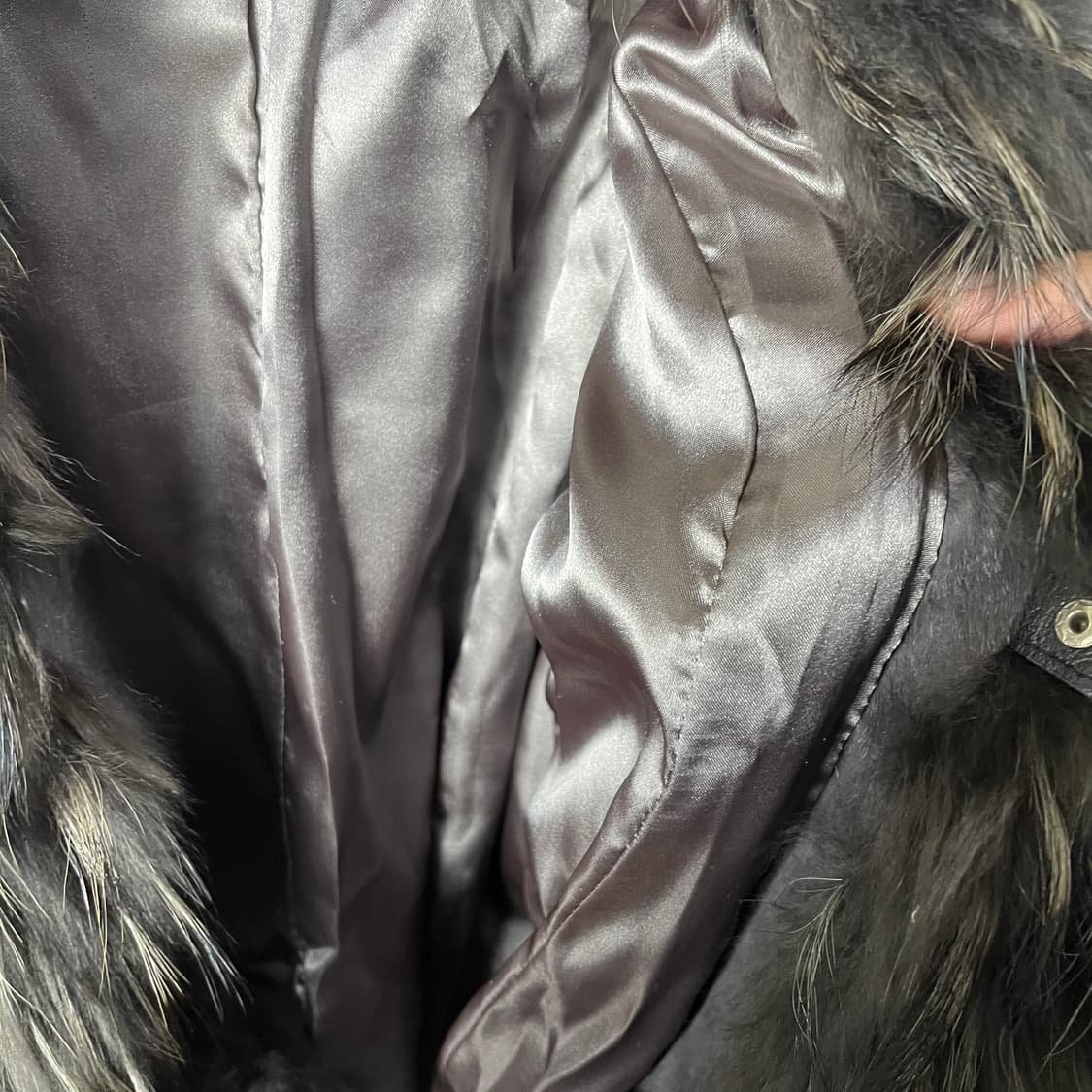 [VTG] 오리엔탈 펑크 래빗,라쿤 오픈 퍼 자켓 상품이미지6