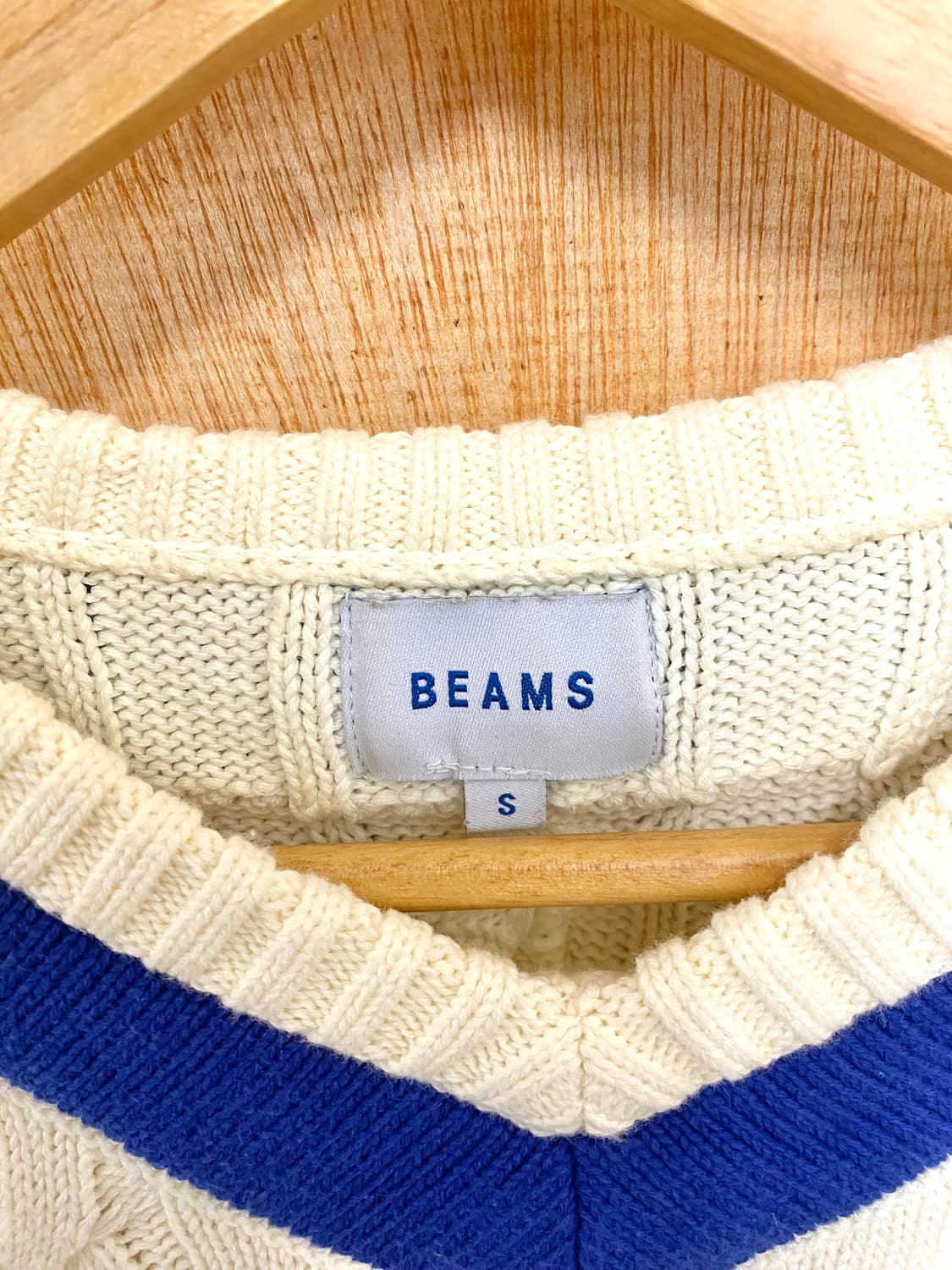 BEAMS twist cricket knit 빔즈 꽈베기 크리켓 니트 상품이미지5