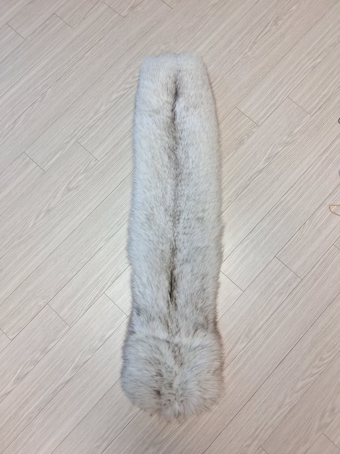 리얼 폭스퍼 화이트 실버 그레이(스톨, 스카프, 머플러) 상품이미지3