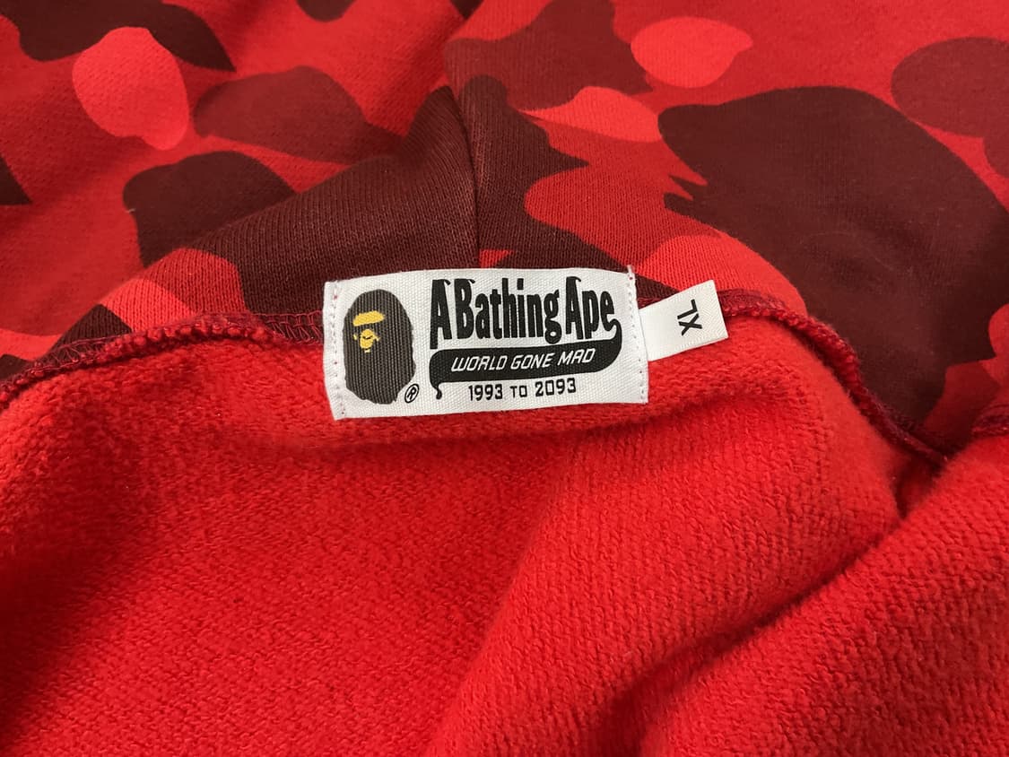 (급처) 꿀매 크림 새상품 베이프 적계 XL 상품이미지2