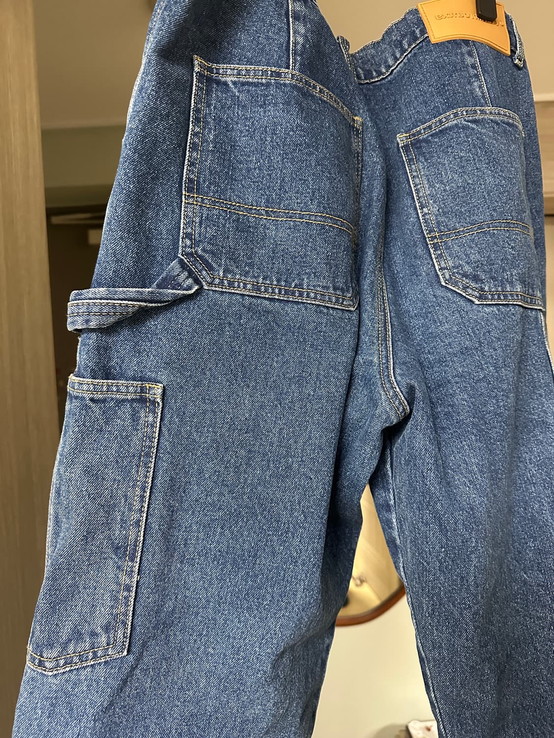 엑스트라오디너리 더블니 데님 인디고 XL 상품이미지3