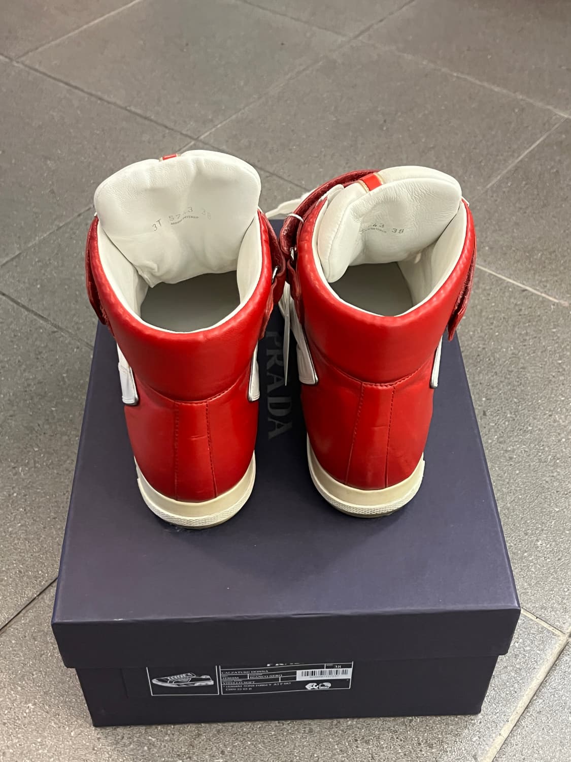 프라다 스포츠 하이탑 38(250mm) 상품이미지5