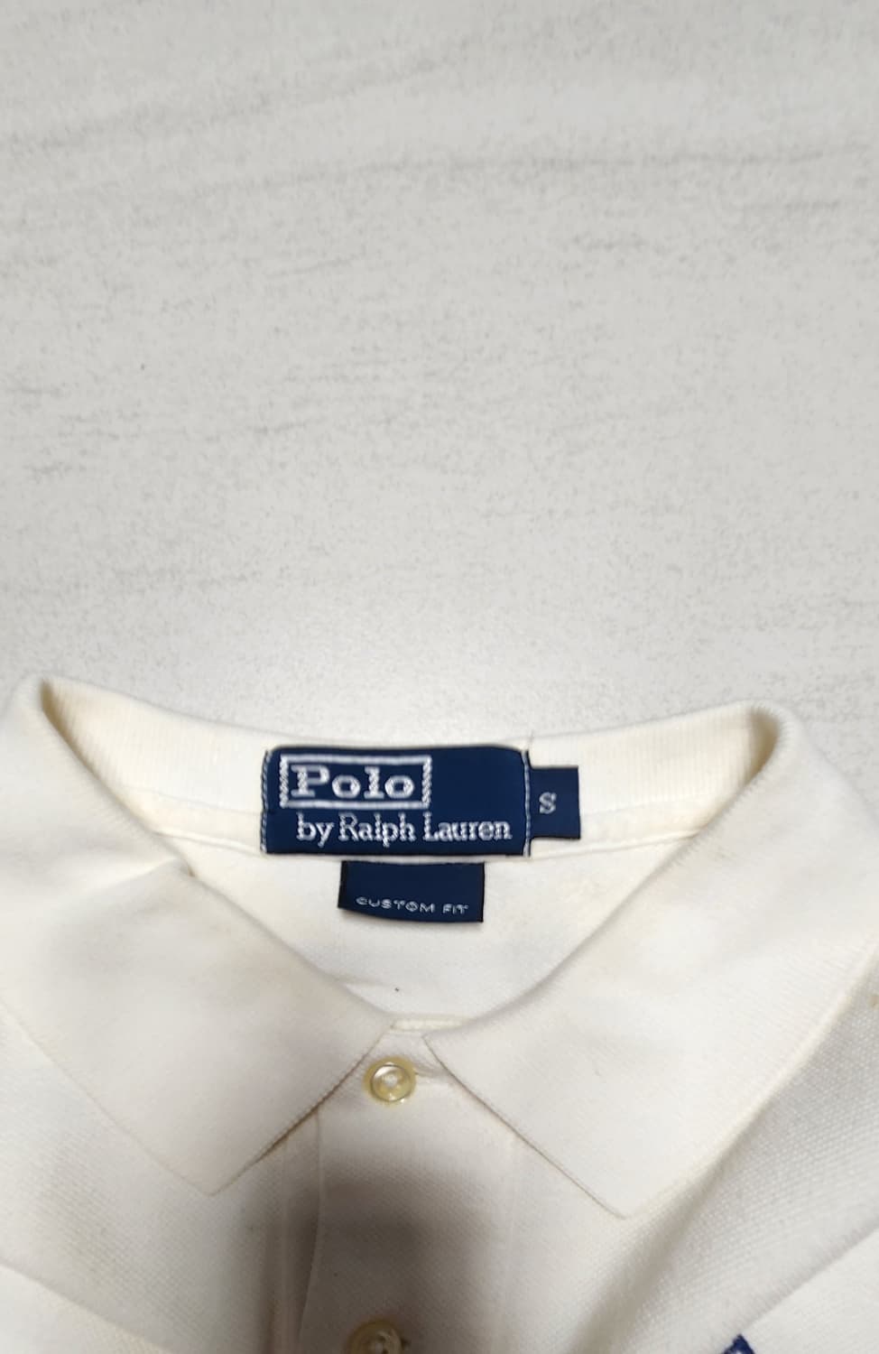 폴로 빅포니 화이트 블루 로고 PK s 상품이미지2