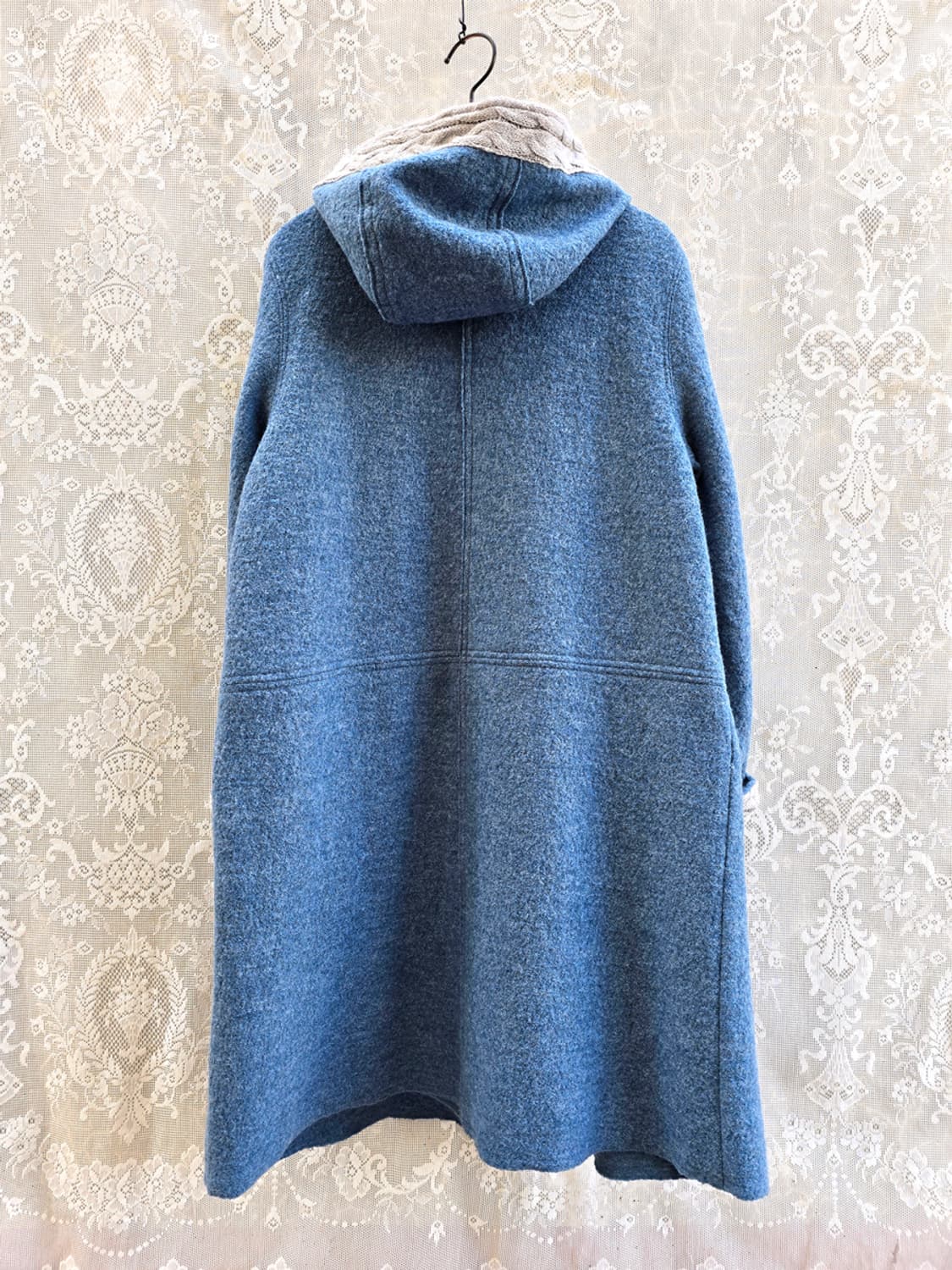 일본 셀프 서비스 울 후드코트 상품이미지6