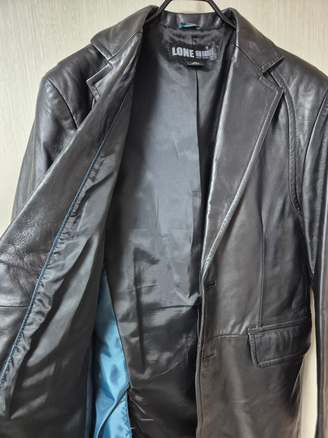 LONE 론  정욱준 준지 램스킨 양가죽 블레이저 자켓 95 상품이미지4