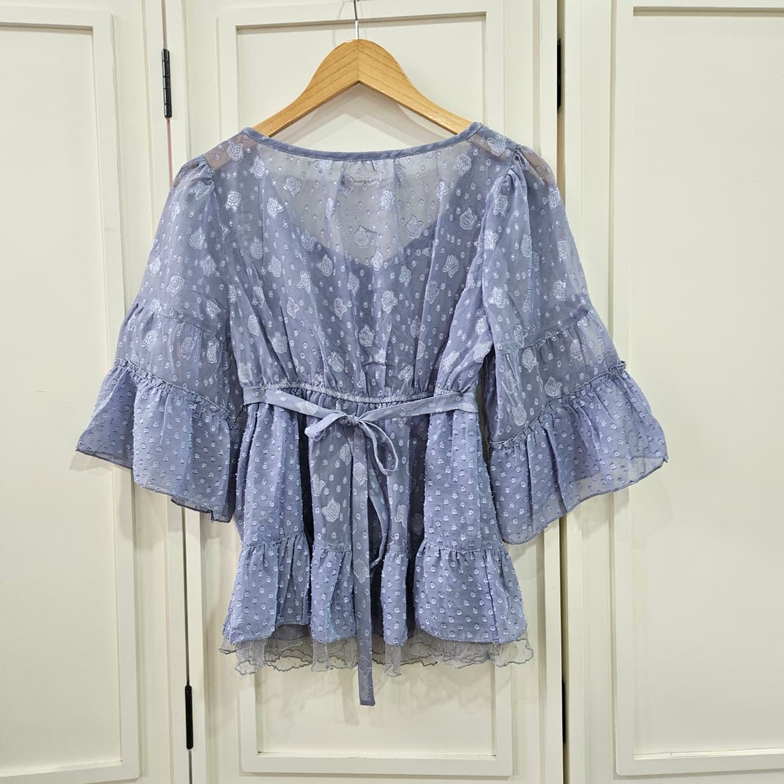 axes femme 프릴 블라우스 상품이미지7