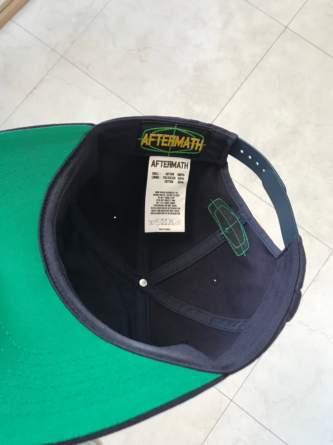 ATM LOGO BALL CAP [NAVY] 상품이미지6