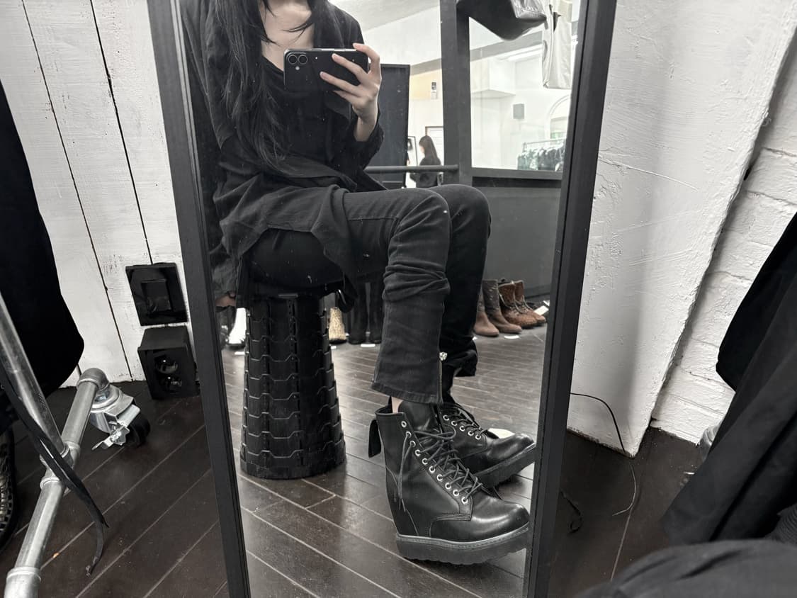 미야라야스히로 웨지힐부츠 240-250 상품이미지2