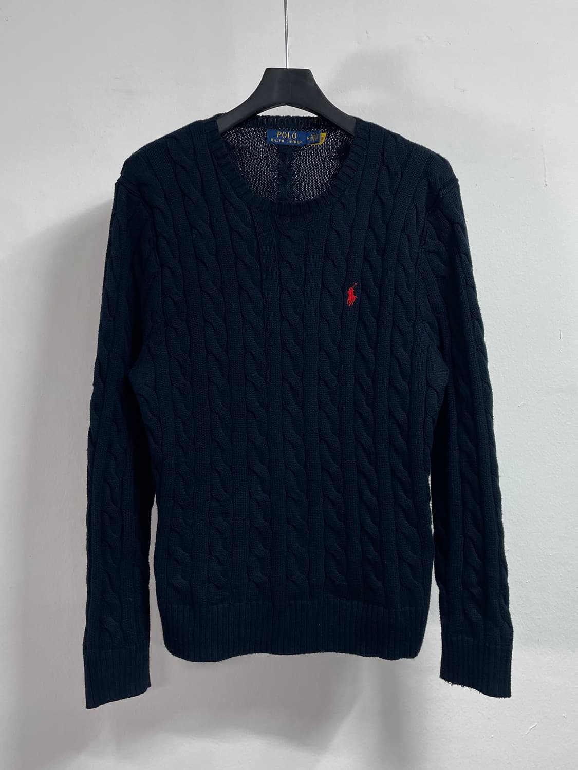폴로 랄프로렌 다크네이비 케이블 니트 (on.34)   상품이미지1