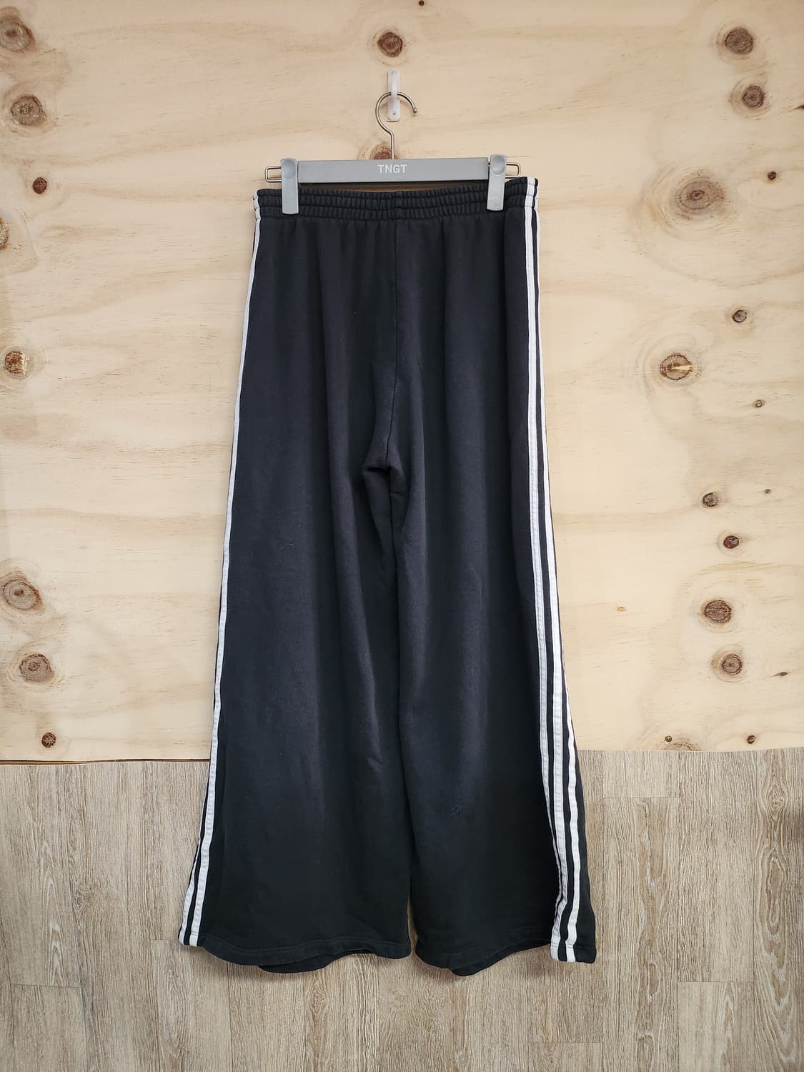 835) 아디다스 우먼스 오리지널 3S 루즈핏 프렌치 테리 와이드팬츠 상품이미지5