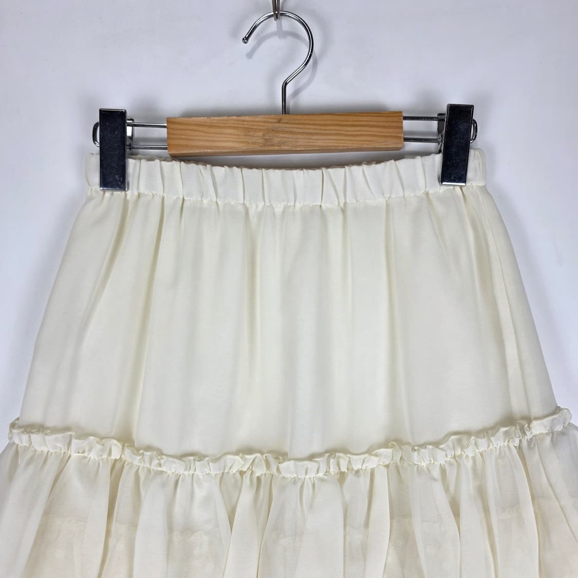 프릴 캉캉 밴딩스커트  상품이미지2