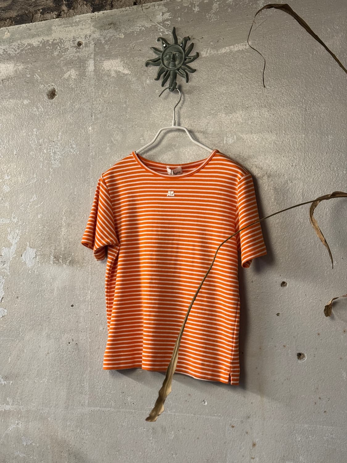44-55 ) COURREGES Stripe Logo Tee 상품이미지1