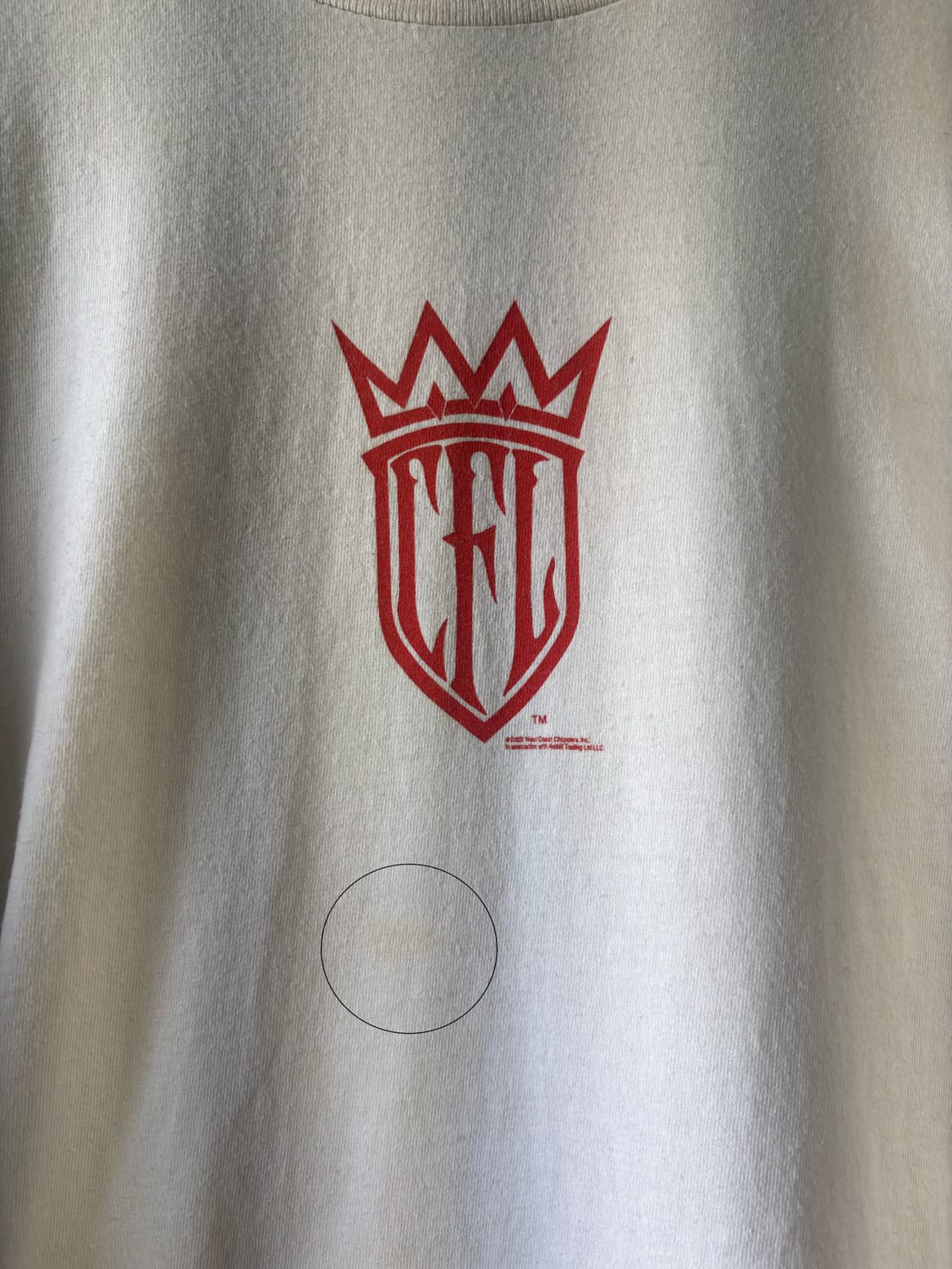 00s West Coast Choppers 플레임 스컬 롱슬리브 상품이미지7