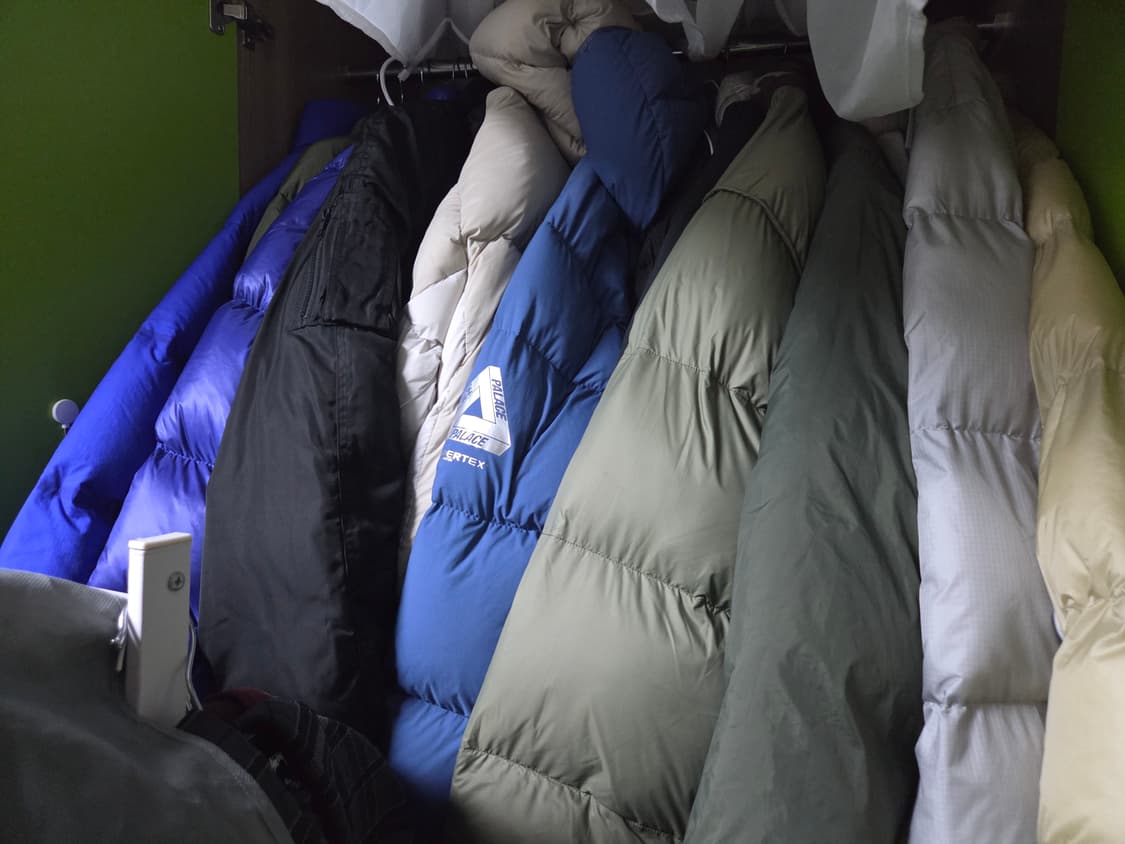 팔라스 패딩 스포츠 밋 푸퍼 블랙 콘크리트 그레이 L 상품이미지5